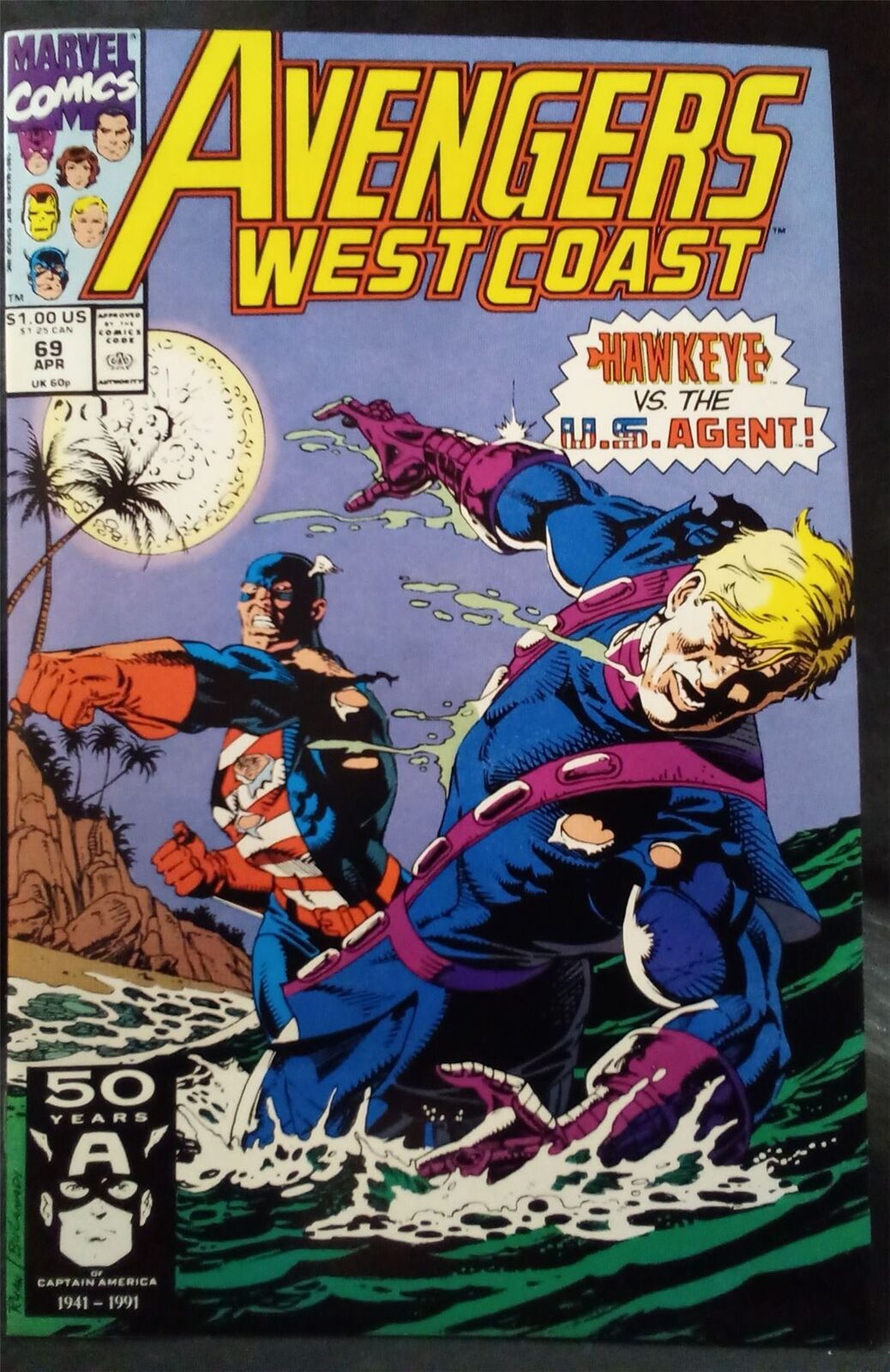 Avengers West Coast #69 1991 Marvel Comics Comic Book 