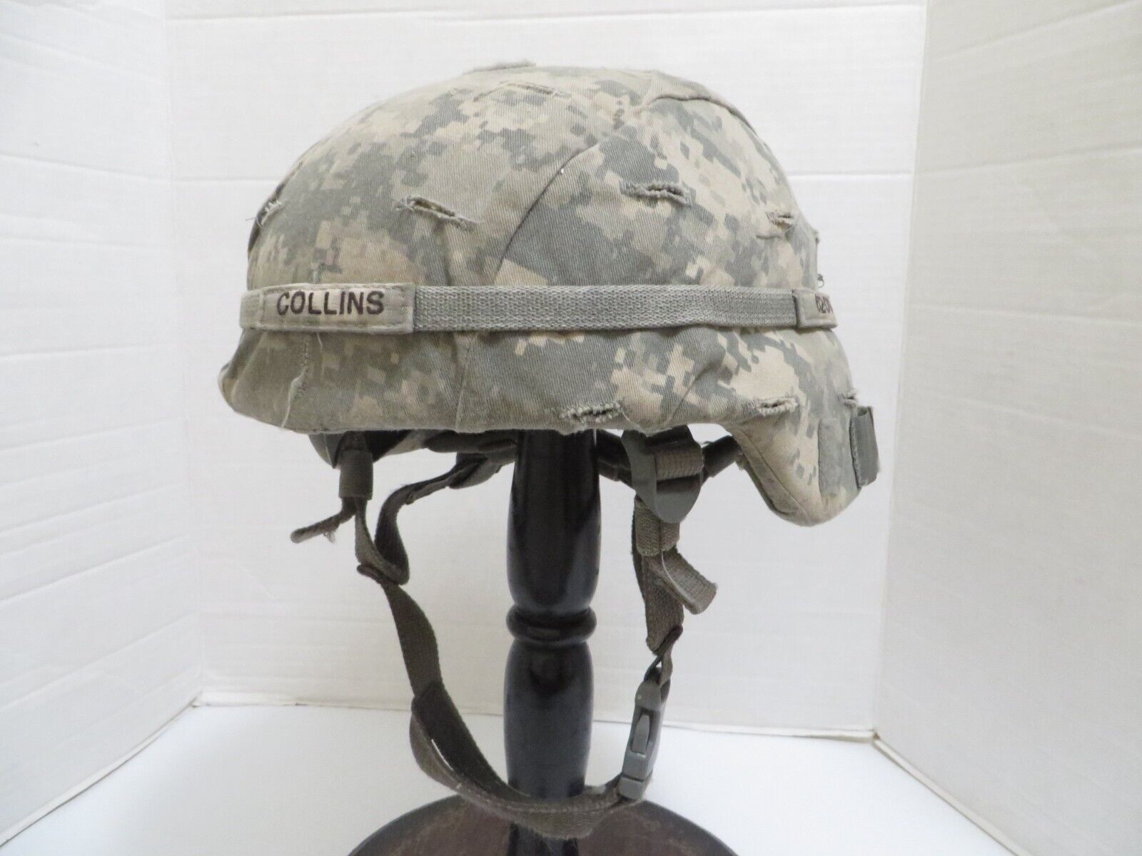 Original early Afghan War named US Army Gentex ACH helmet medium - complete