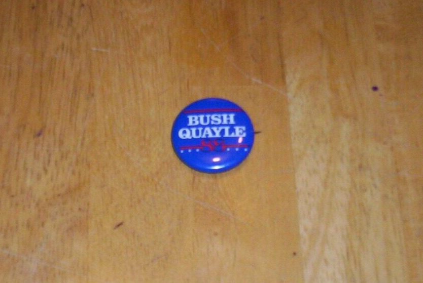 1988 CAMPAIGN BUSH / QUAYLE ELECTION PIN