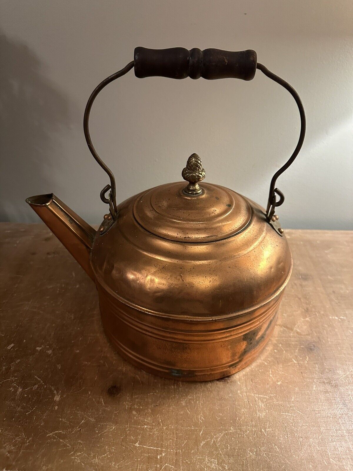 Vintage REVERE Copper Tea Kettle
