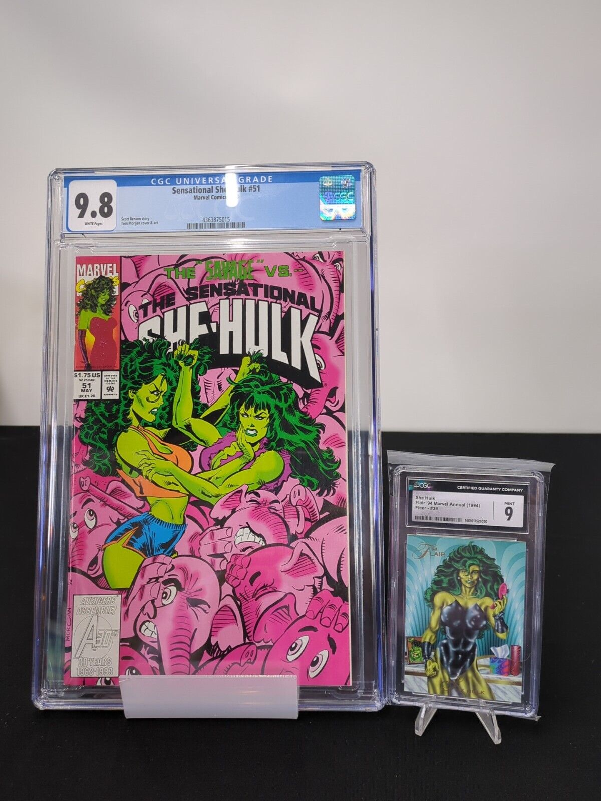 CGC 9.8 TOP POP Sensational She-Hulk # 51 W CGC MARVEL ANNUAL LOW POP 9 CARD 🔥