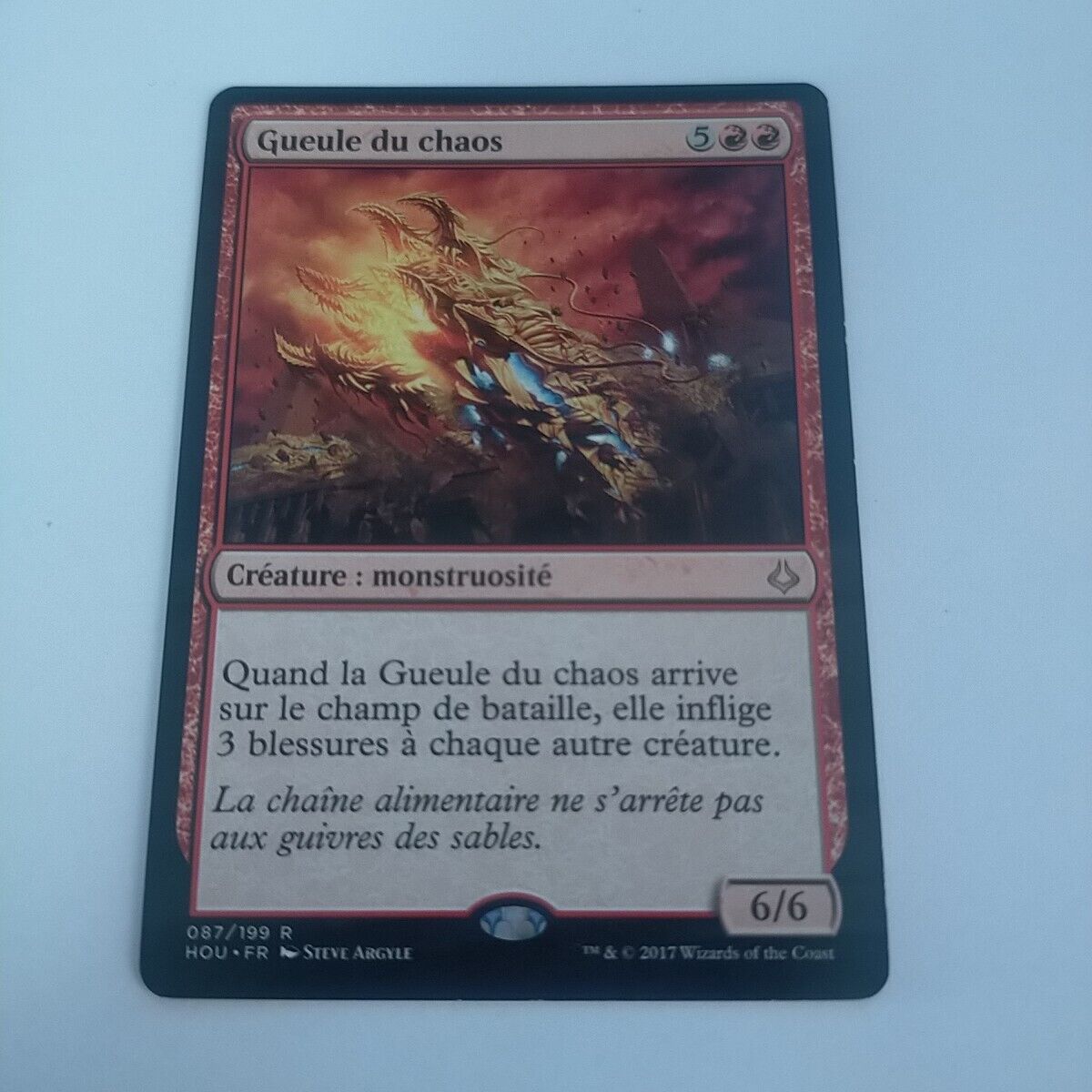 Gueule du Chaos Mtg Rare Magic The Gathering 087/199 2017 French