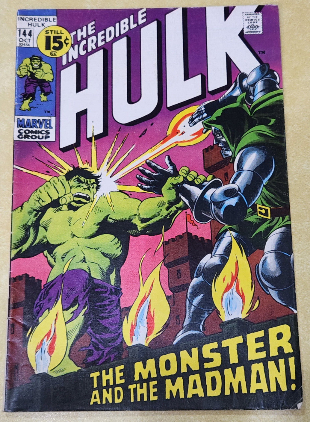 The Incredible Hulk #144, Dr. Doom