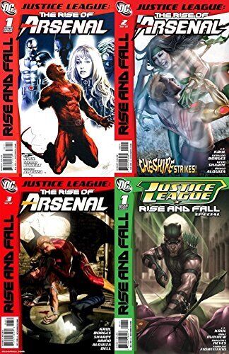 Justice League Rise of Arsenal #1-3 & Rise Fall Special (2010) DC - 4 Comics