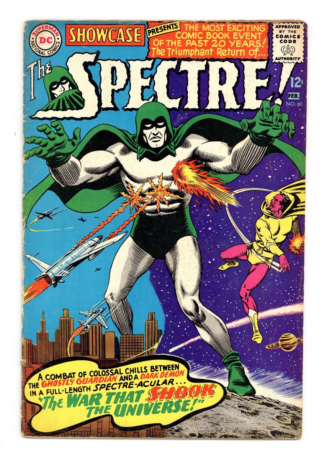 Showcase #60 GD 2.0 1966 1st Silver Age app. The Spectre