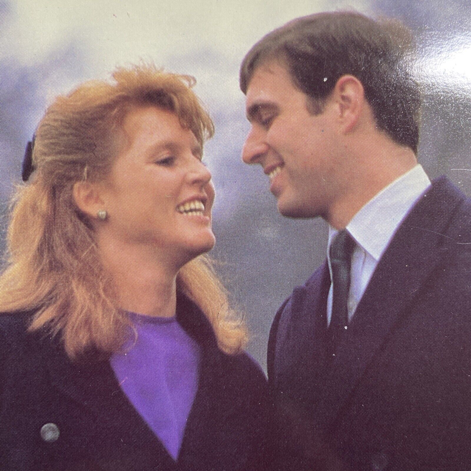 Postcard UK Prince Andrew and Sarah Ferguson Charles Skilton Great Britain VTG