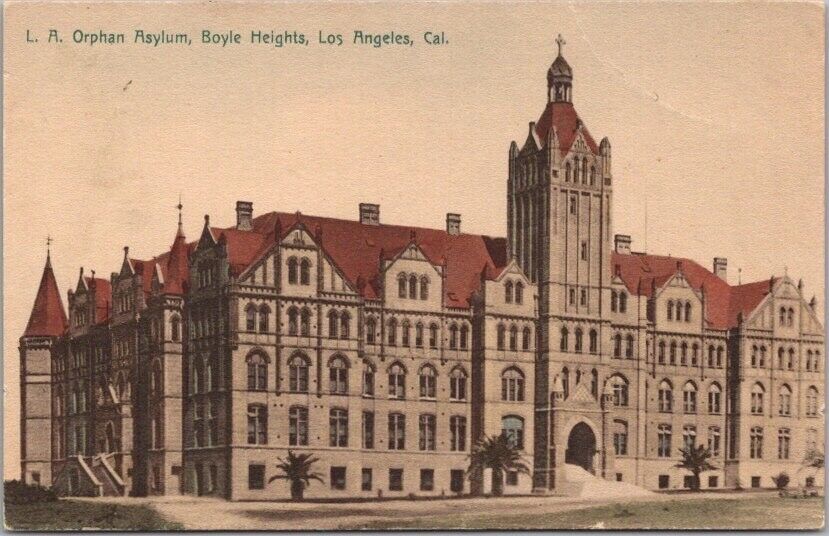 1910s LOS ANGELES, CA Hand-Colored Postcard 