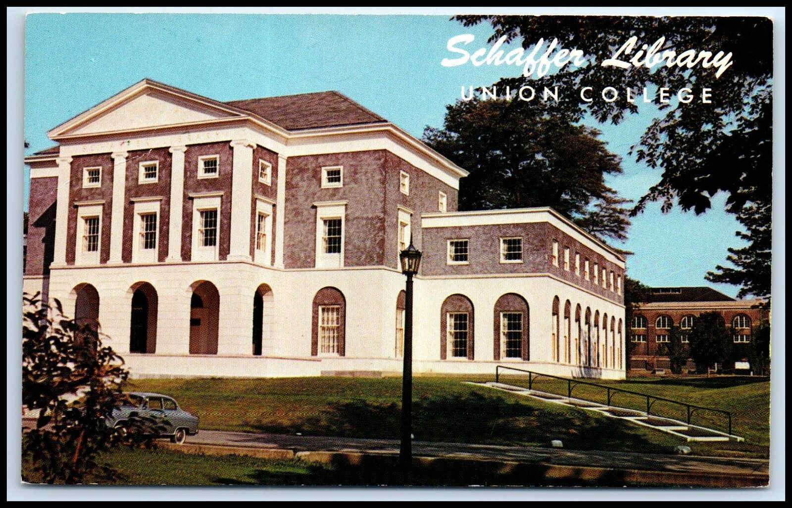 Postcard Schaffer Library Union College Schenectady NY O45