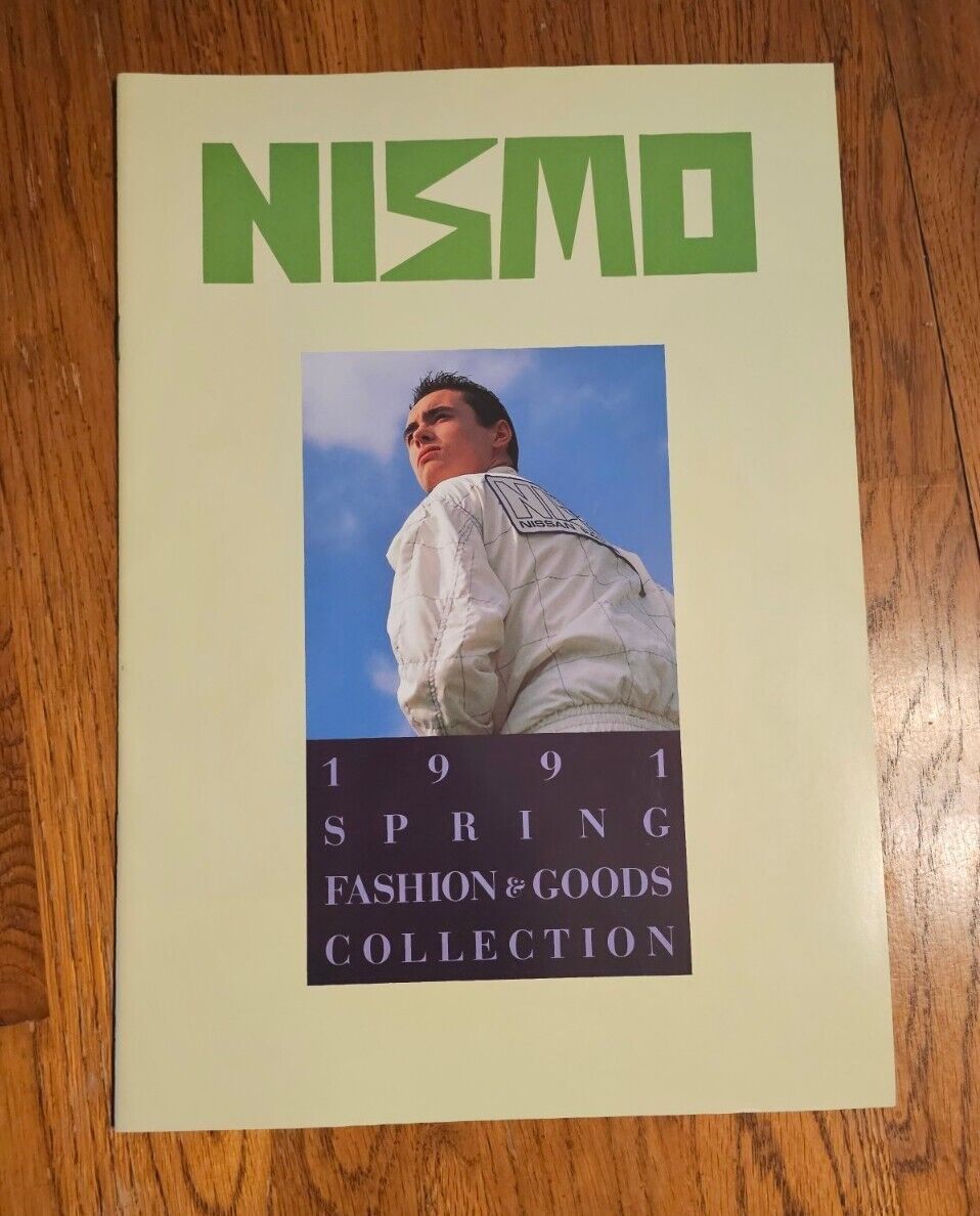 Nismo Old Logo Fashion Catalog 1991 R32 S13 Vintage Clothing RARE