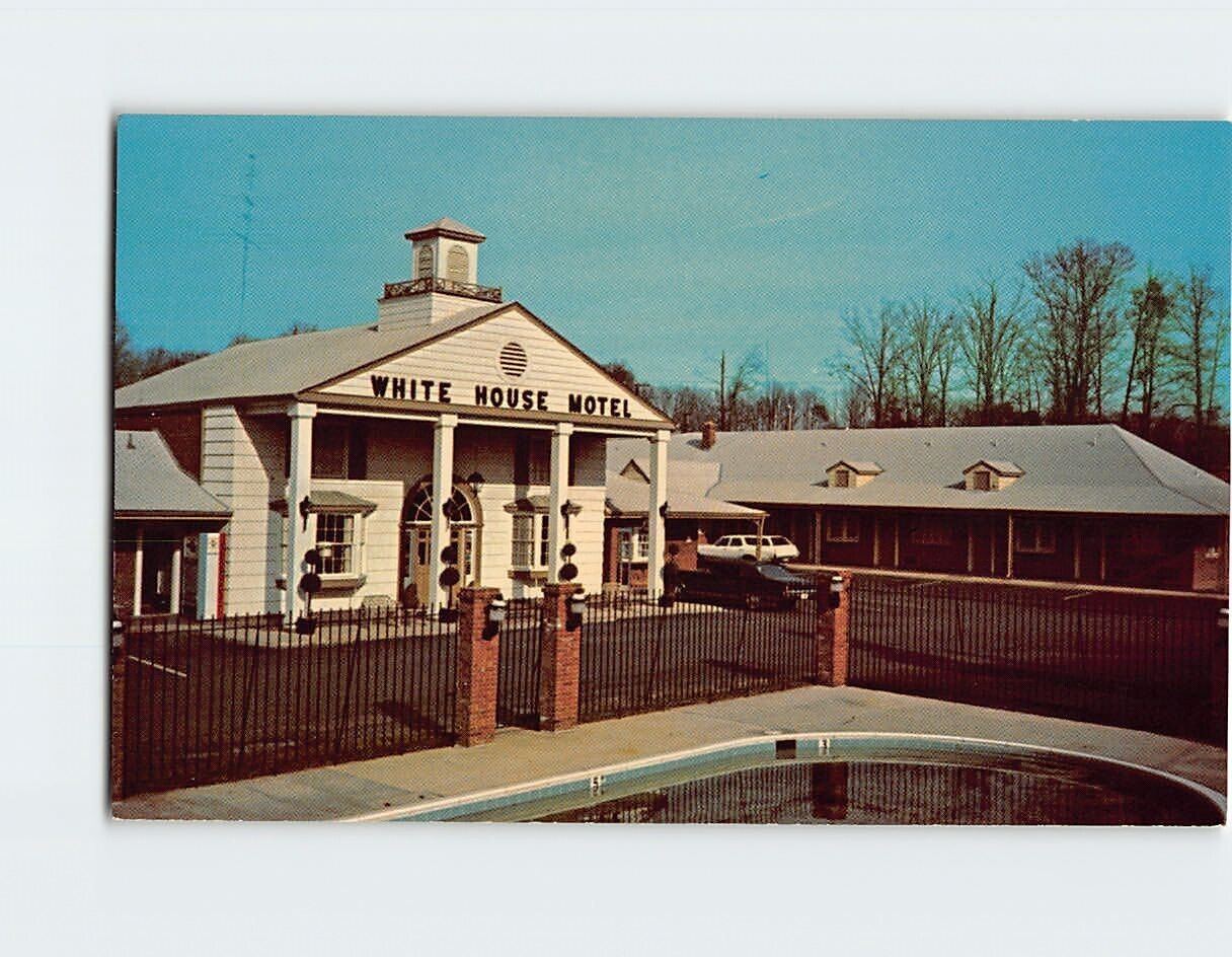 Postcard White House Motel 9700 Lee Highway Fairfax Virginia 22030 USA