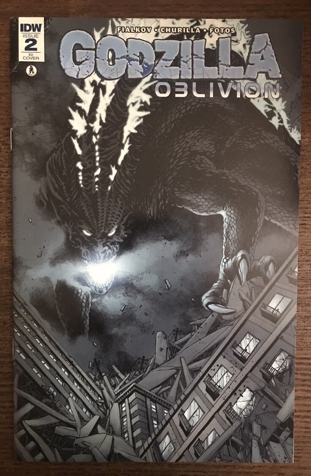 Godzilla Oblivion #2 Retailer Incentive 2016 Variant IDW Comic Book
