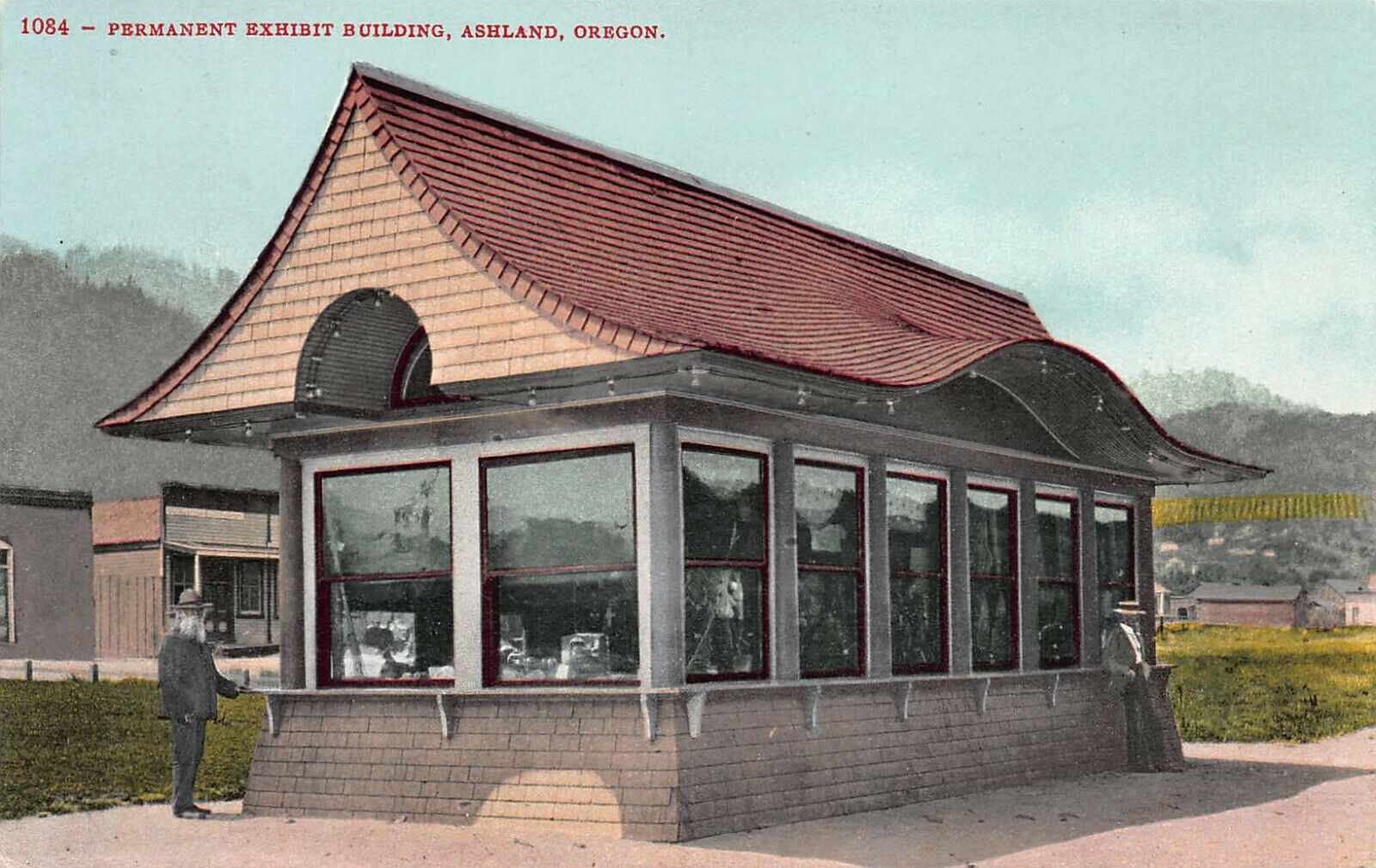 Permanent Exhibit Building, Ashland, Oregon, Early Postcard, Unused 