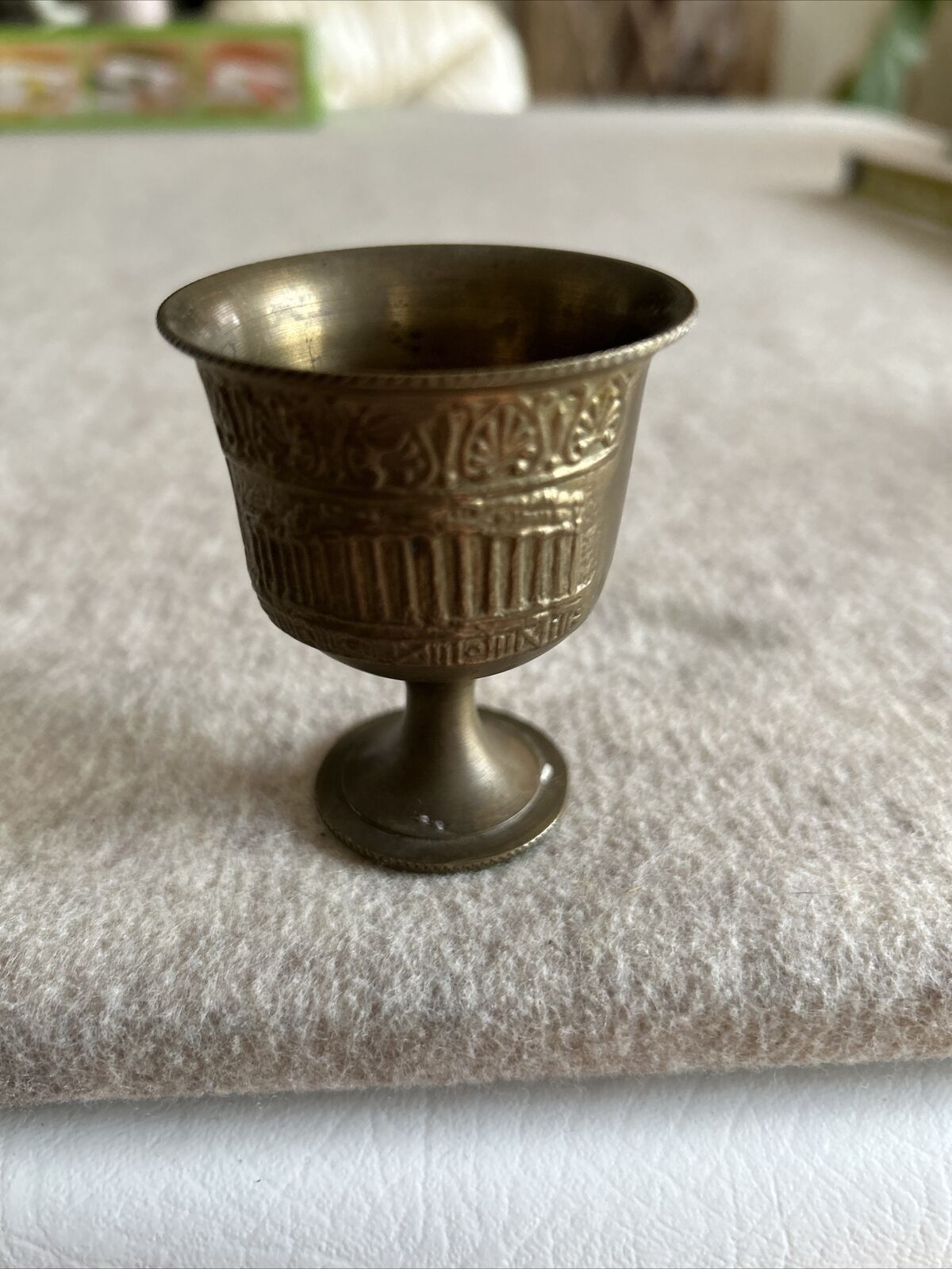 Vintage Brass Chalice / Goblet. Small.