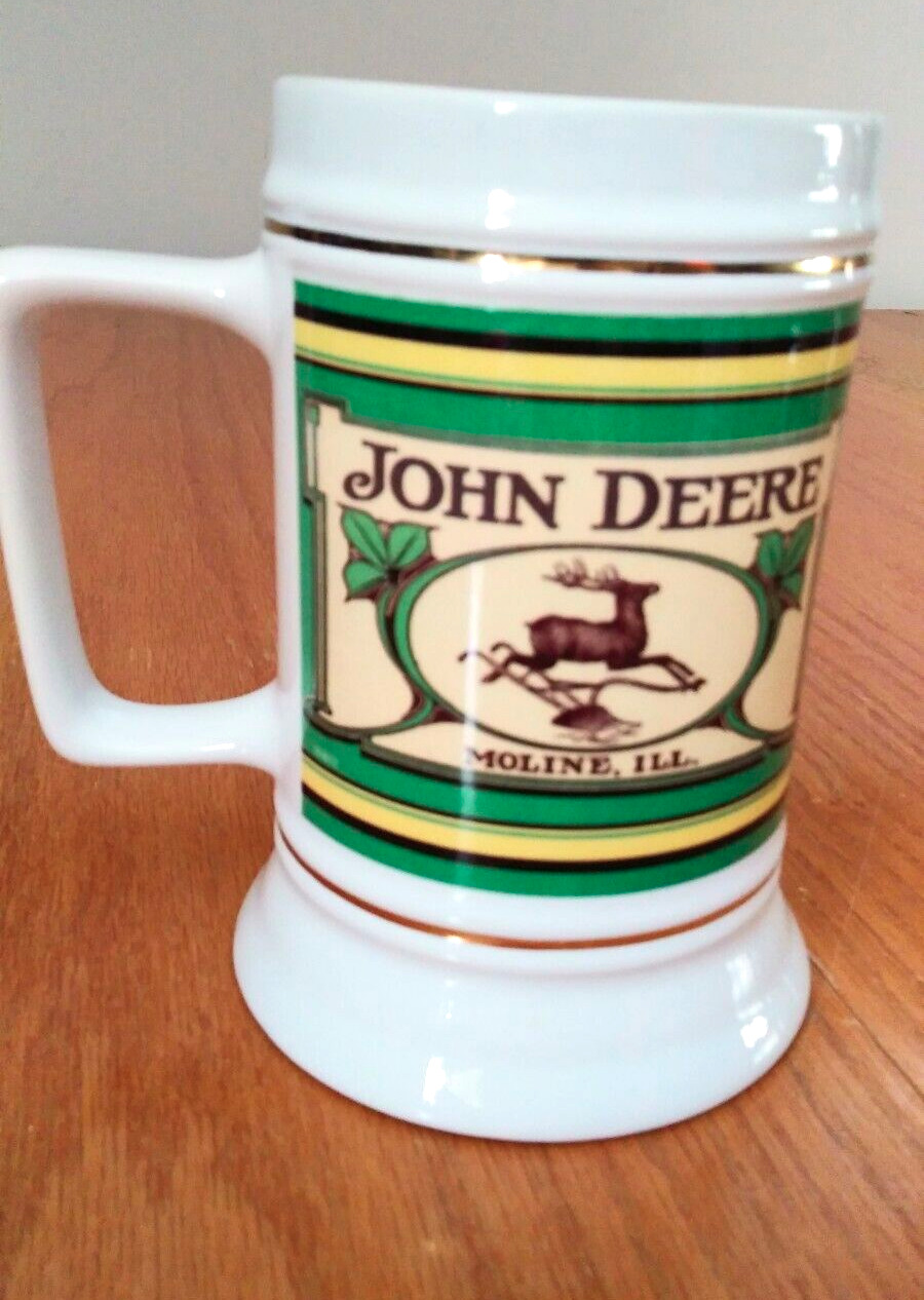 Vintage 2006 John Deere Tractor Moline Illinois Large Stein Beer Mug