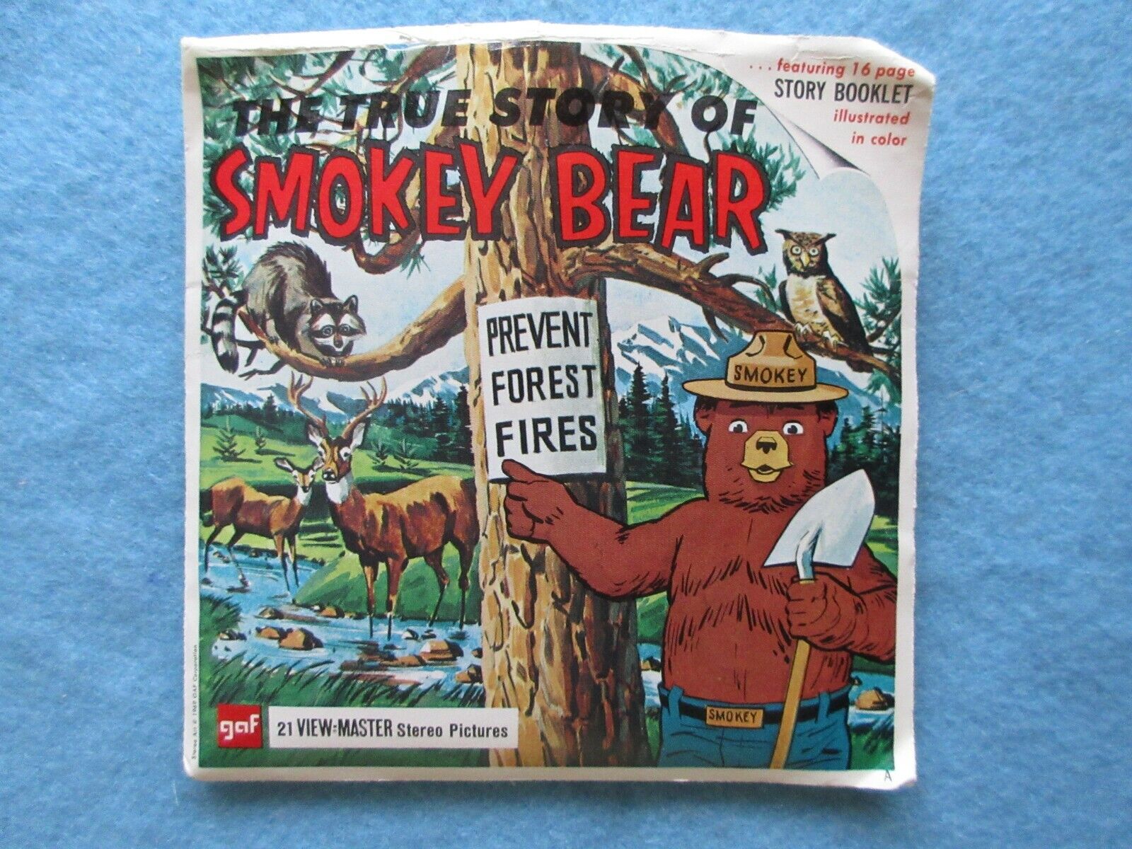 Viewmaster Reels GAF Smokey The Bear B 405