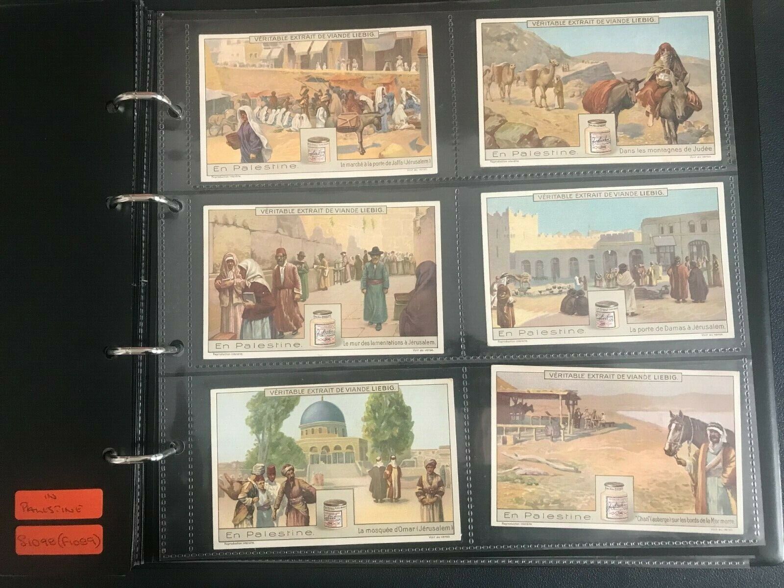 trade cards Liebig 1914 in Palestine S1098