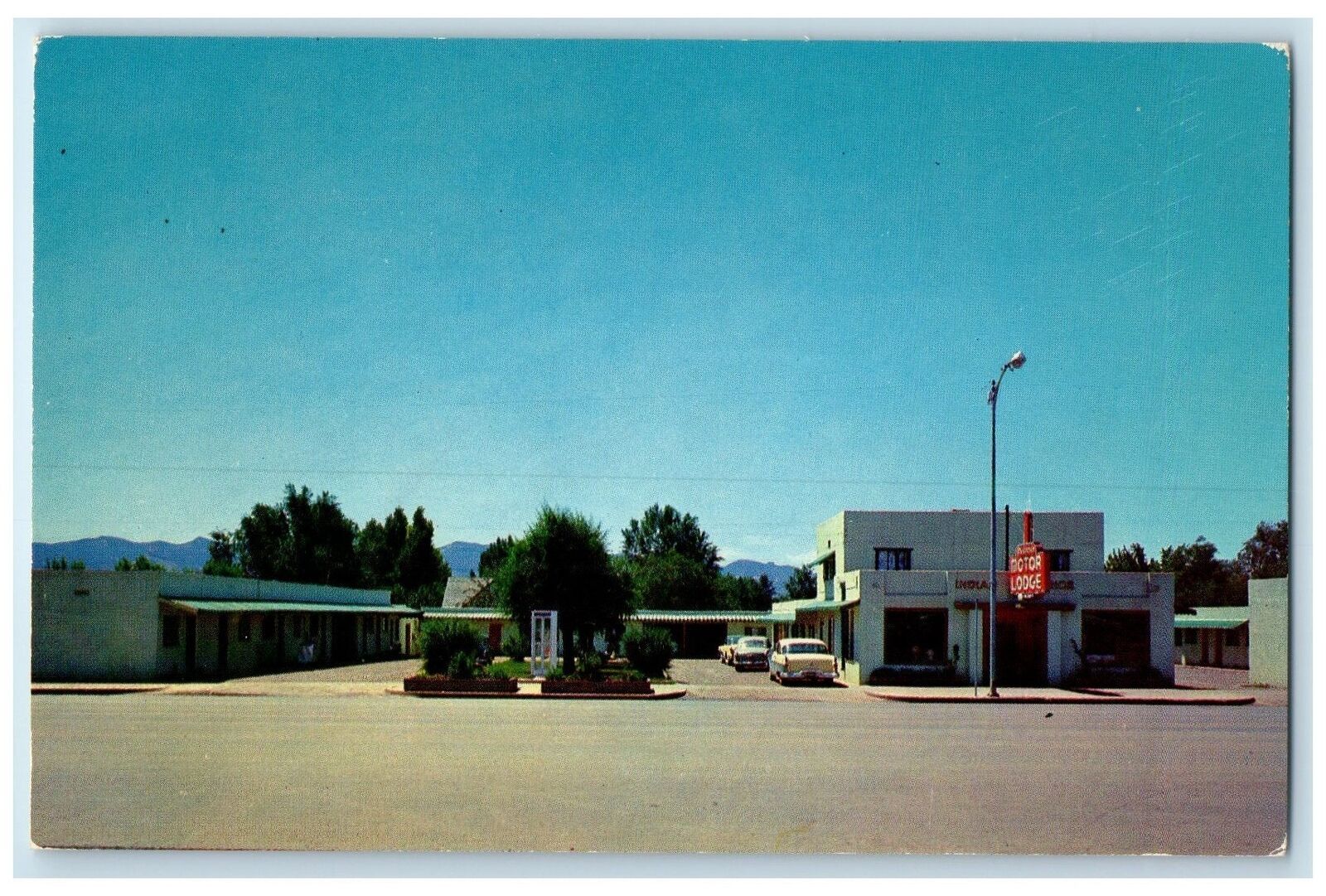 c1950's Traveler's Motor Lodge & Restaurant Roadside Cortez Colorado CO Postcard
