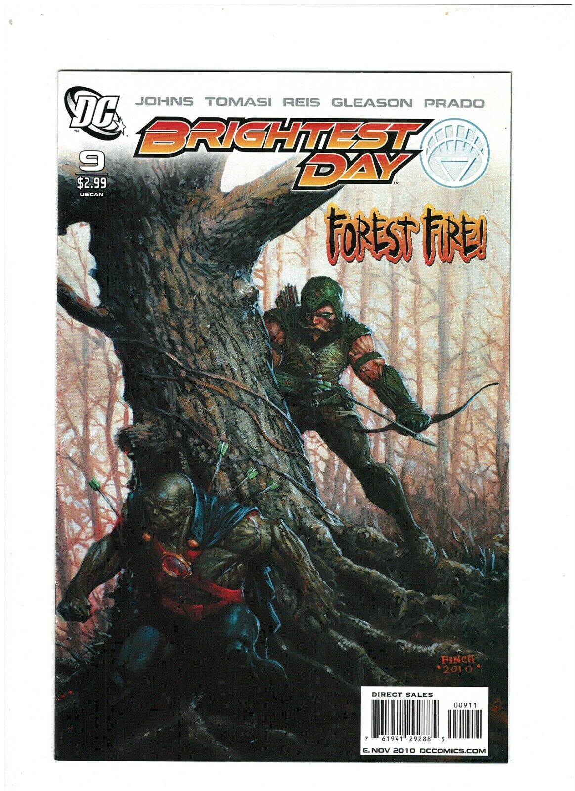 Brightest Day #9 NM- 9.2 DC Comics 2010 Martian Manhunter, Geoff Johns