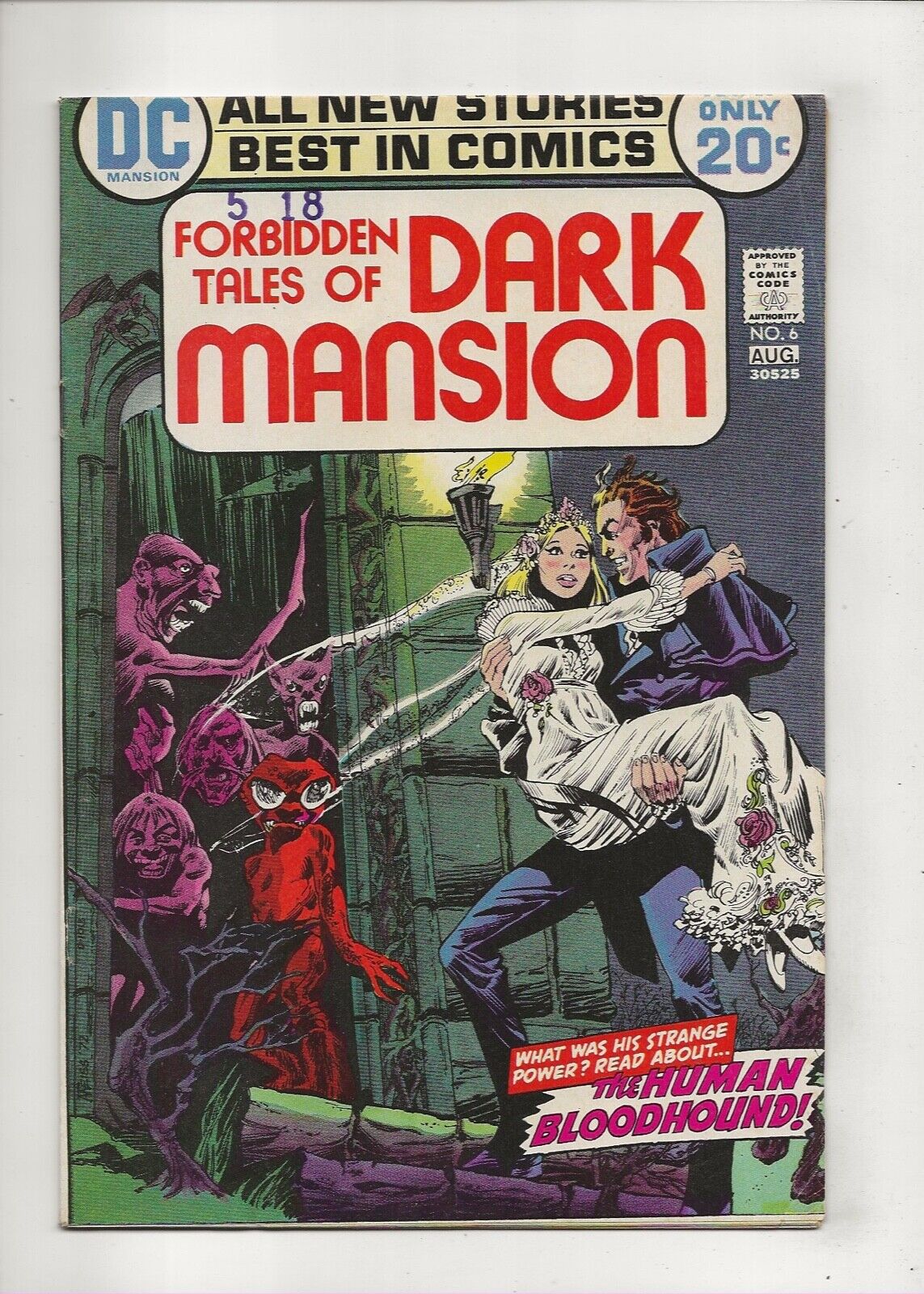 Forbidden Tales Of Dark Mansion #6 (1972) Jack Kirby FN 6.0