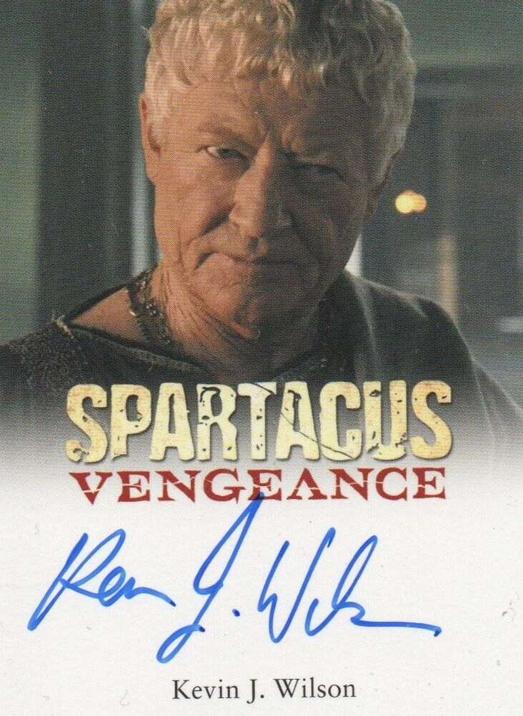 Spartacus Vengeance: Kevin J. Wilson as Senator Albinius Autograph Card