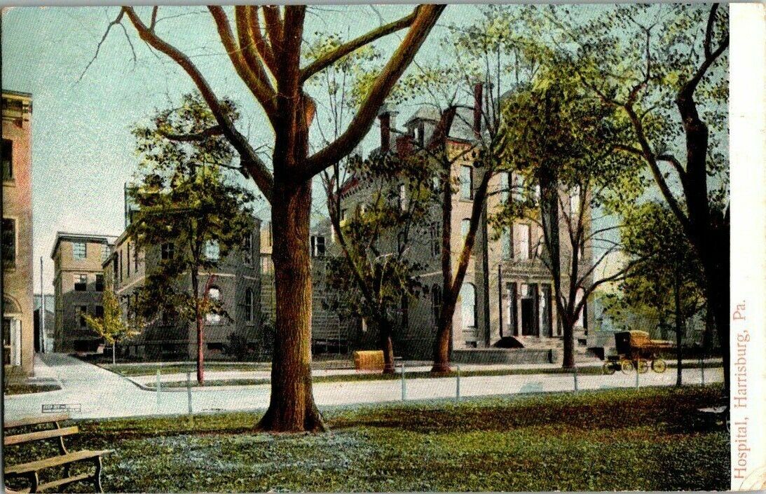 1907. HOSPITAL. HARRISBURG, PA. POSTCARD. HH11