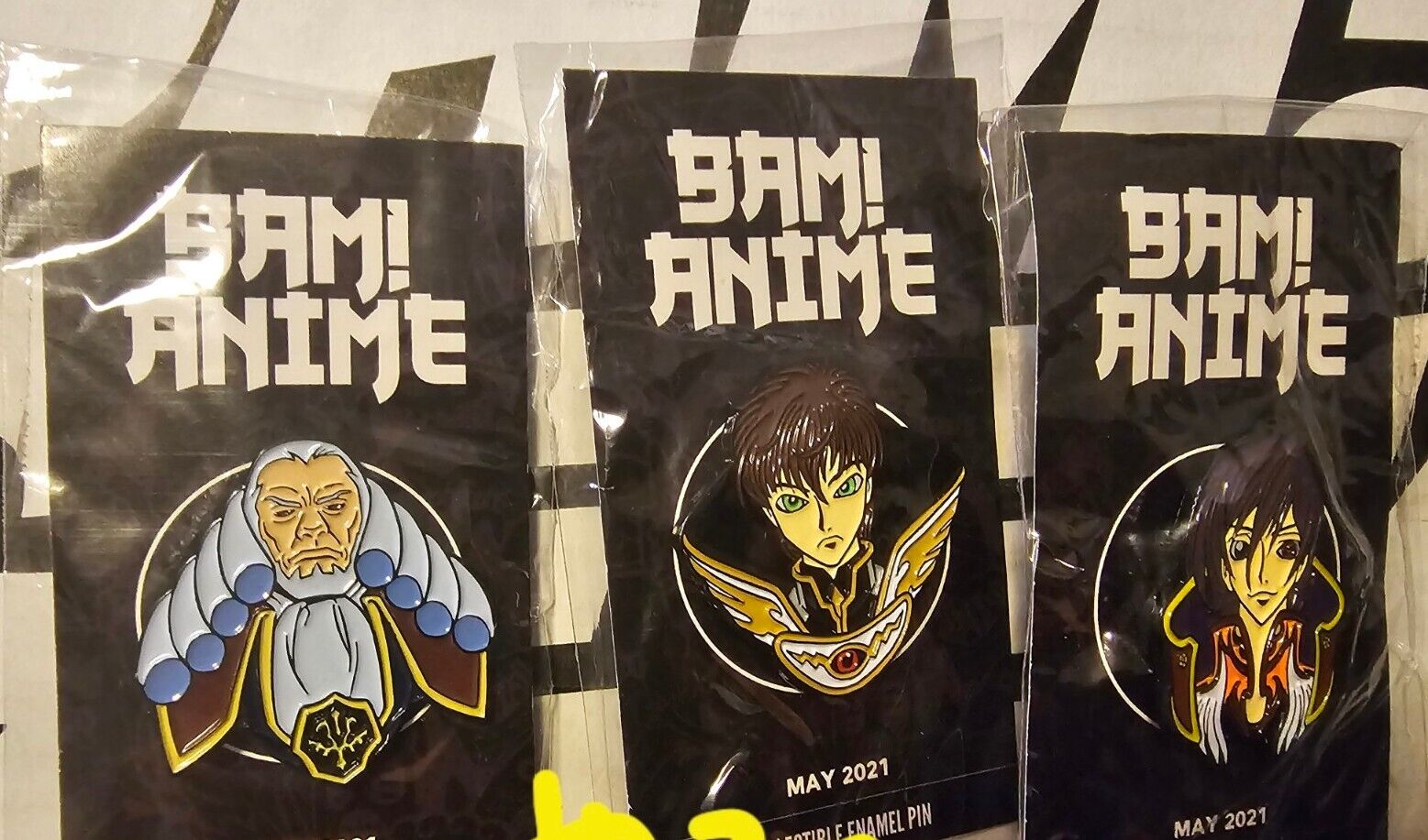 Bam Box Anime Code Geass Pin Set