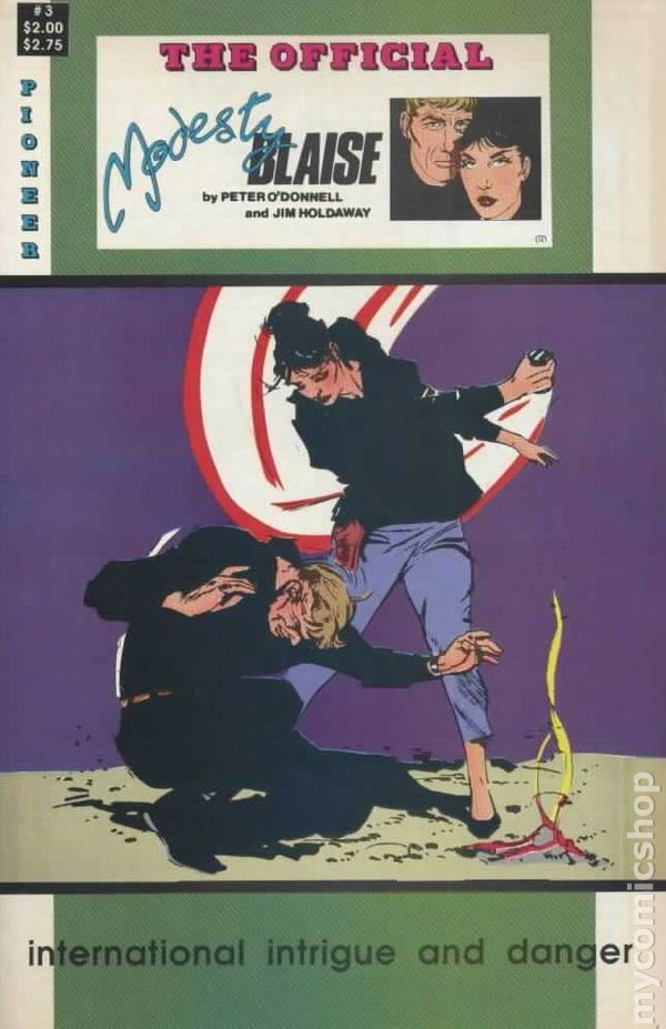 Official Modesty Blaise #3 FN 6.0 1988 Stock Image