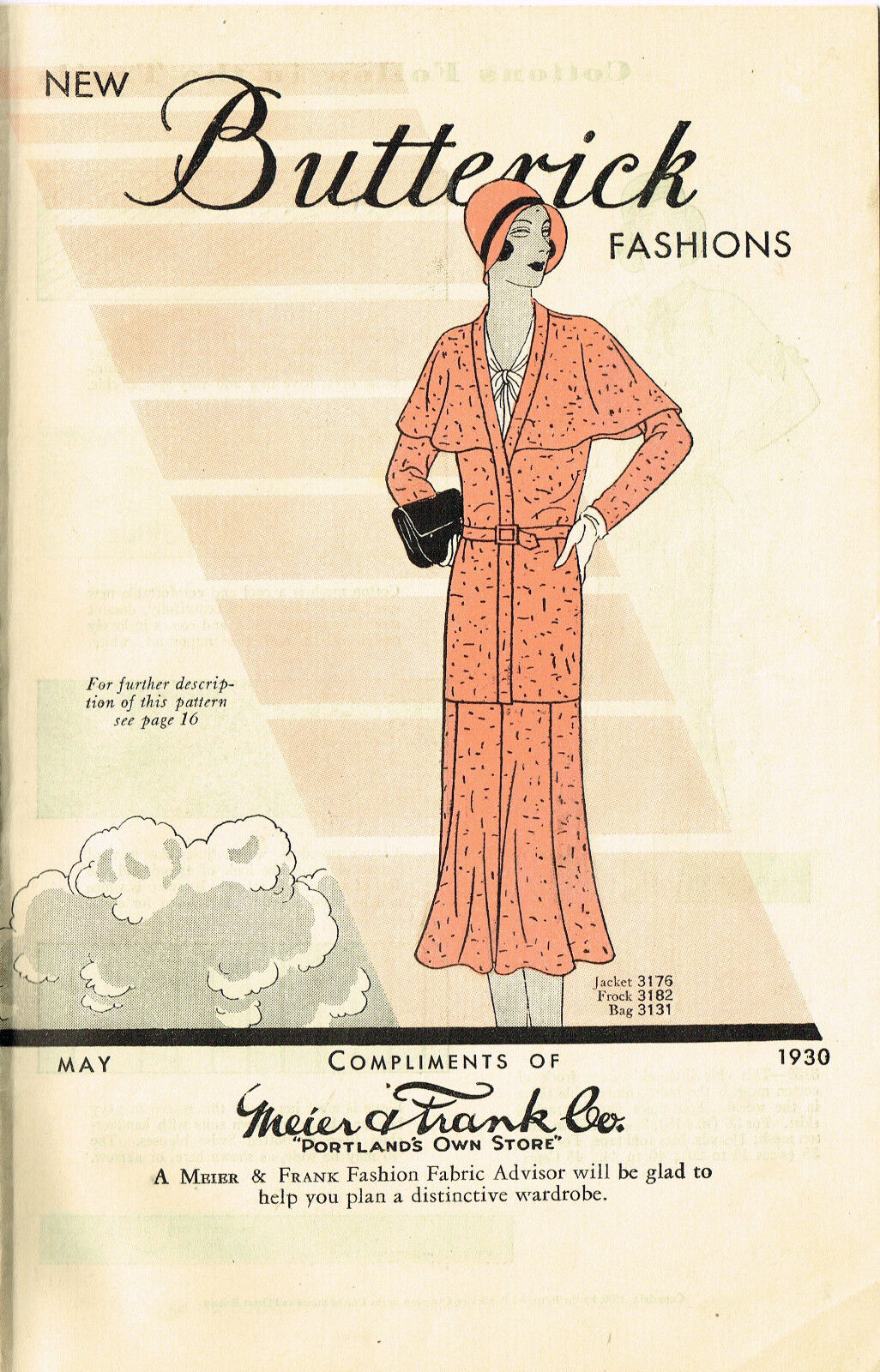 Ebook on CD Butterick Fashion Flyer May 1930 Small Sewing Pattern Catalog