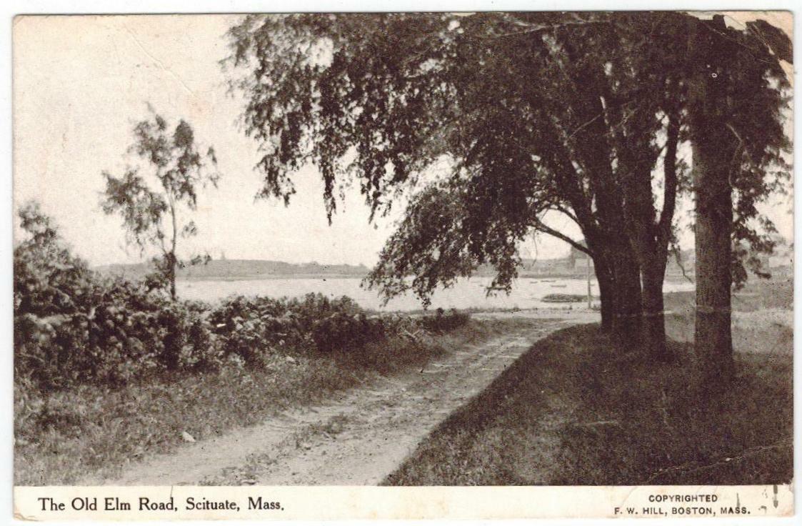 Old Elm Road Scituate MA to Pennsylvania 1913 PC - PC