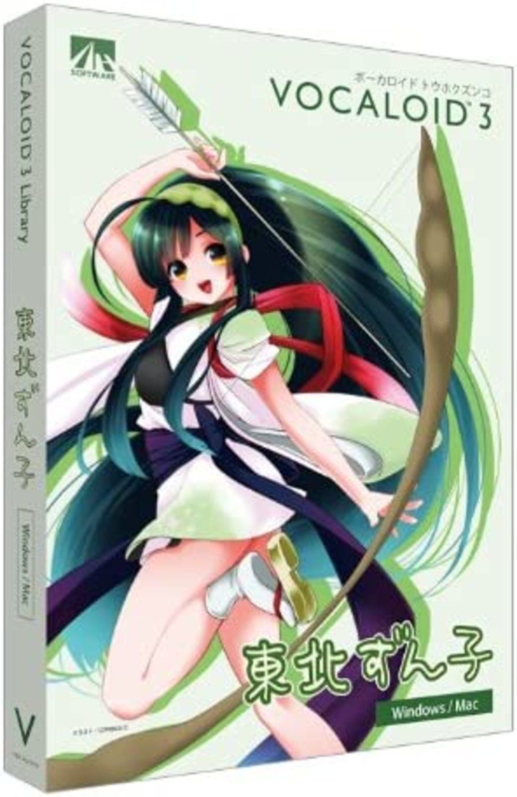 Vocaloid 3 Character Vocal Library TOUHOKU ZUNKO Computer Vocal software F/S NEW