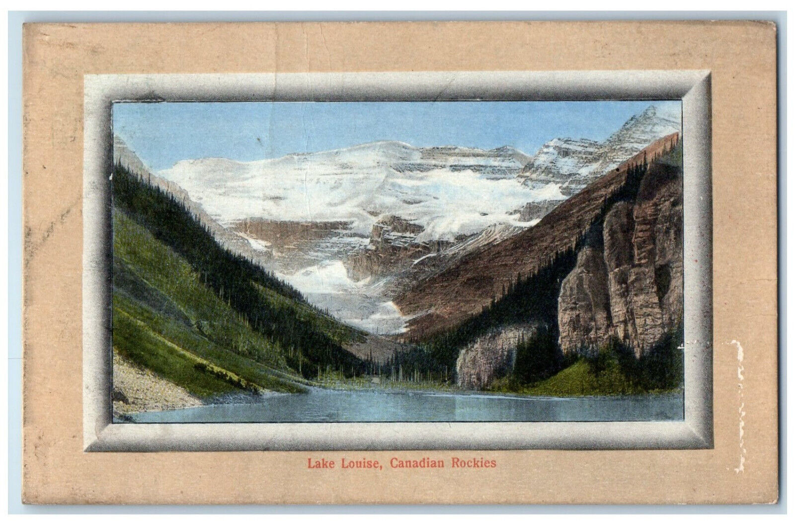 1912 Lake Louise Canadian Rockies Banff National Park Canada Postcard