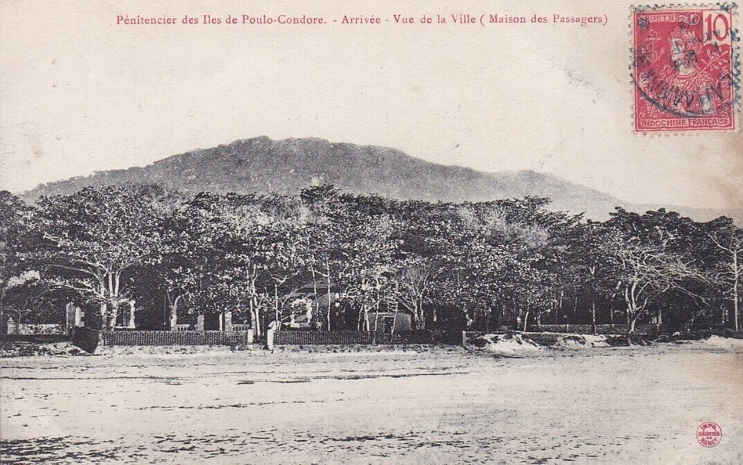 Island of Poulo-Condore convict-Prison arrival view of the town Vietnam