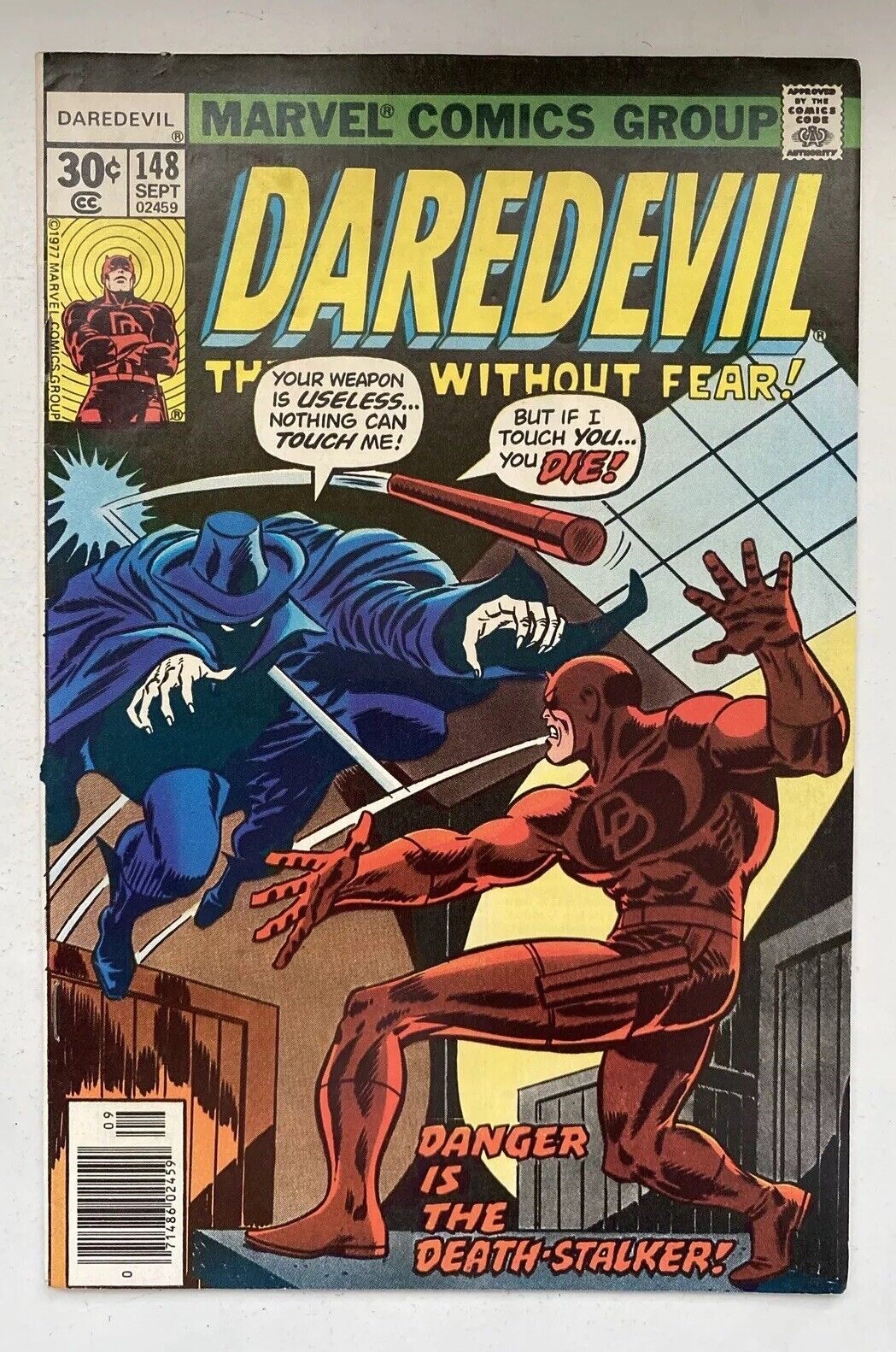 Daredevil Comic Book #148 Marvel Comics 1977 FN