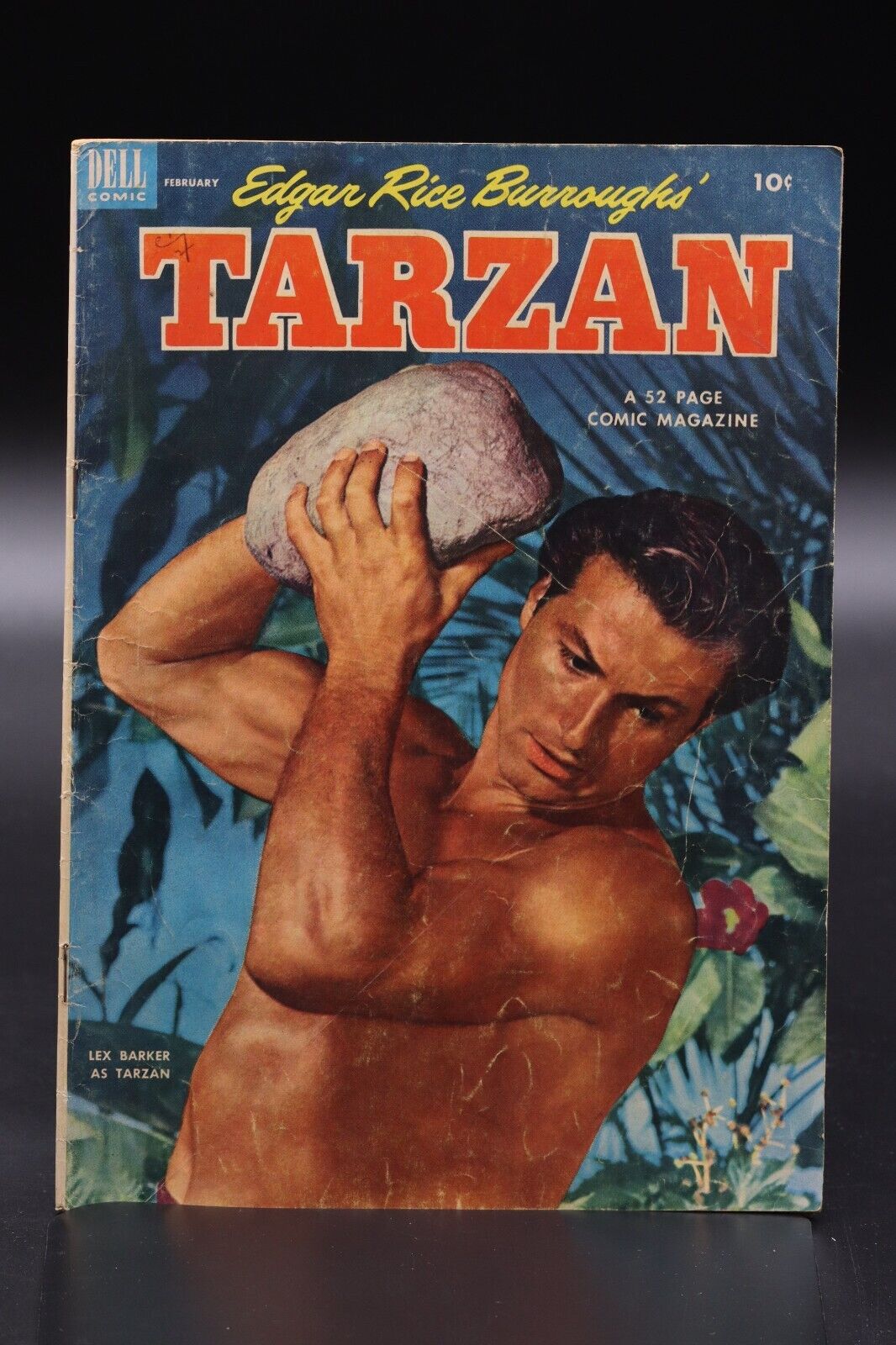 Tarzan (1948) #41 Lex Barker Photo Cover Jesse Marsh Russ Manning Art Dell VG