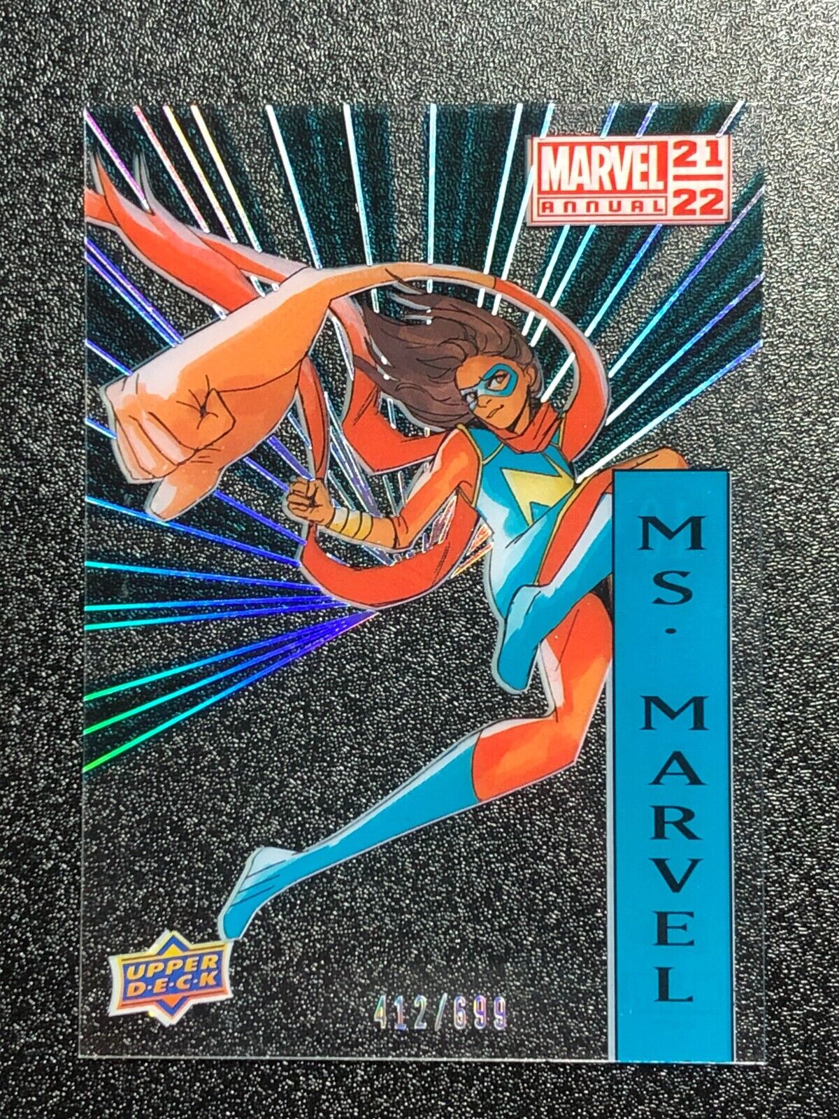 2021-2022 Marvel Annual 🔥 SUSPENDED ANIMATION MS MARVEL #\'D /699 🔥