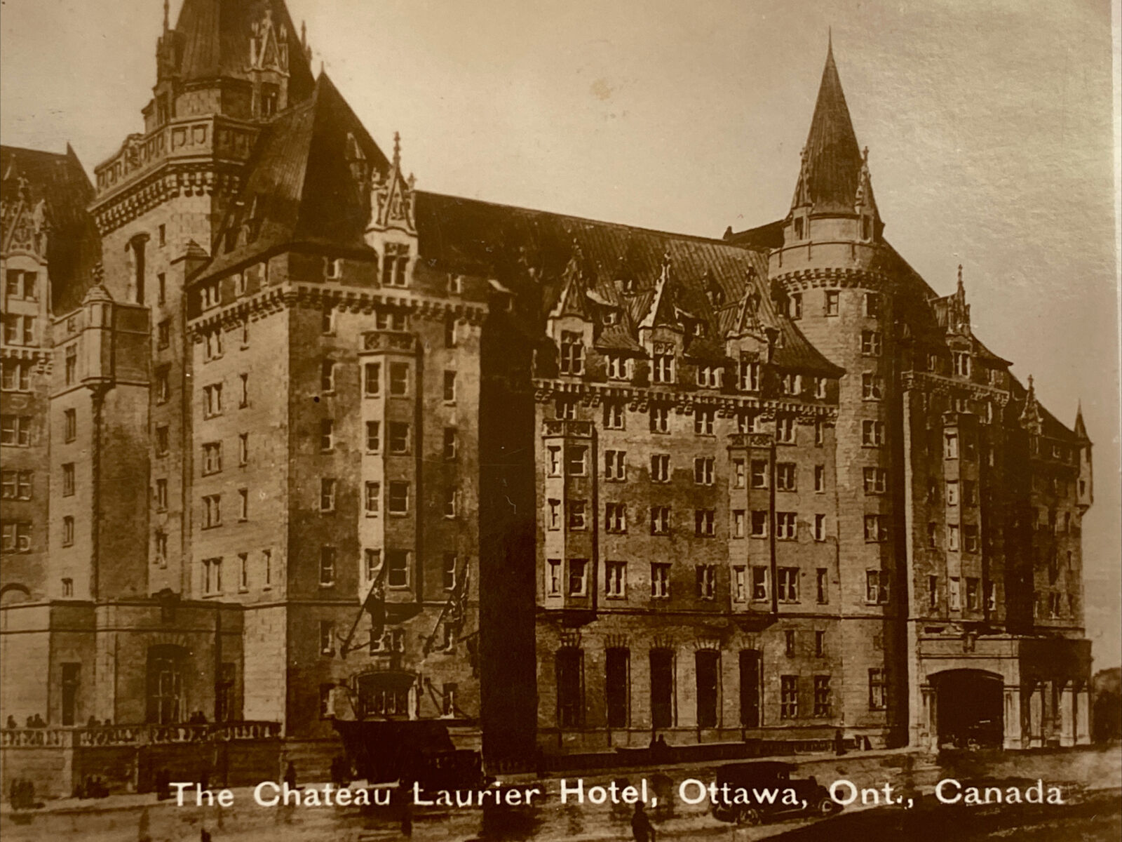 1910 Chateau Laurier Hotel Ottawa Ontario Canada * Real photo*  RPPC Postcard