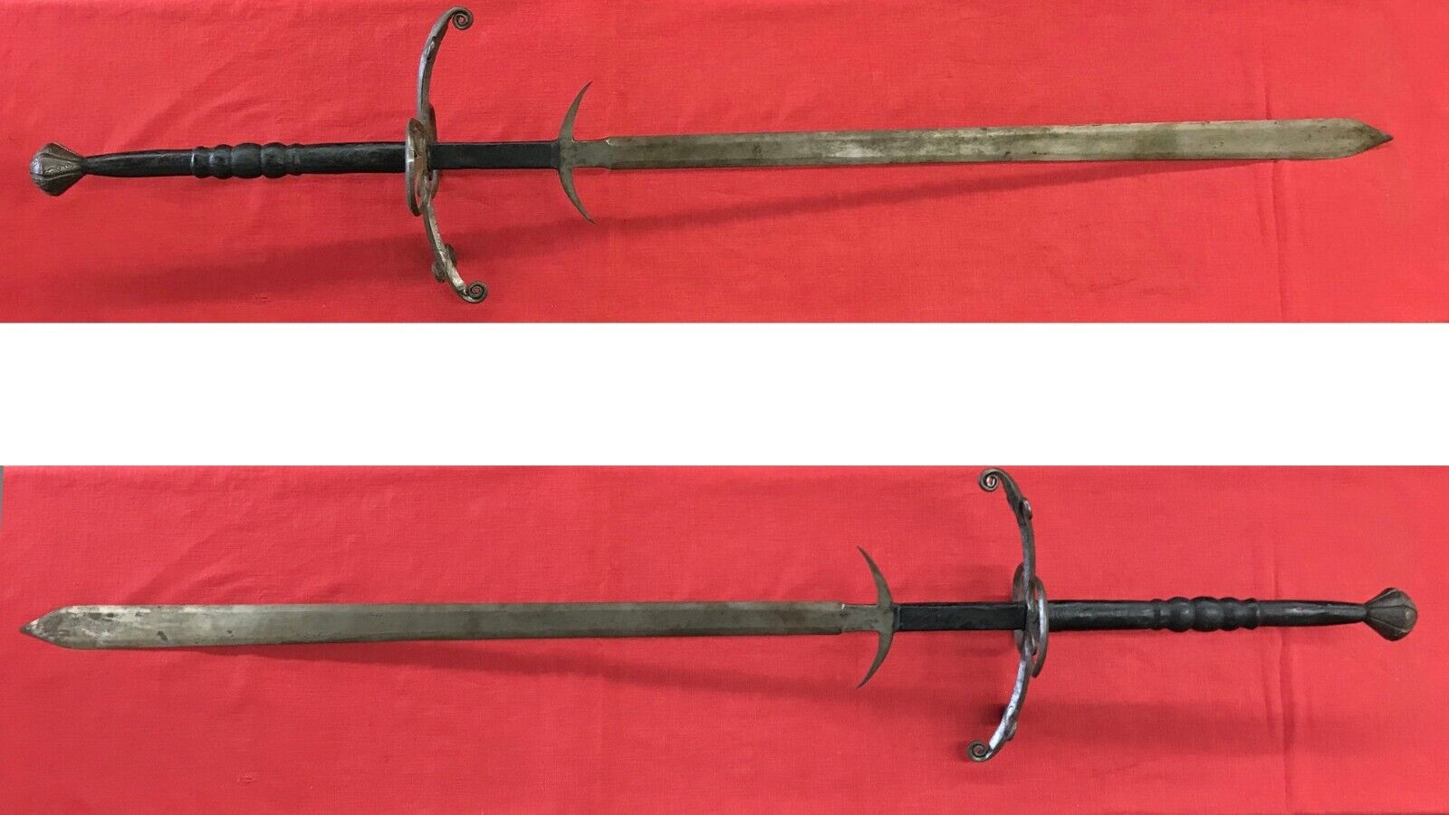 Late 17th Century German Zweihander Processional Sword In Original Condition