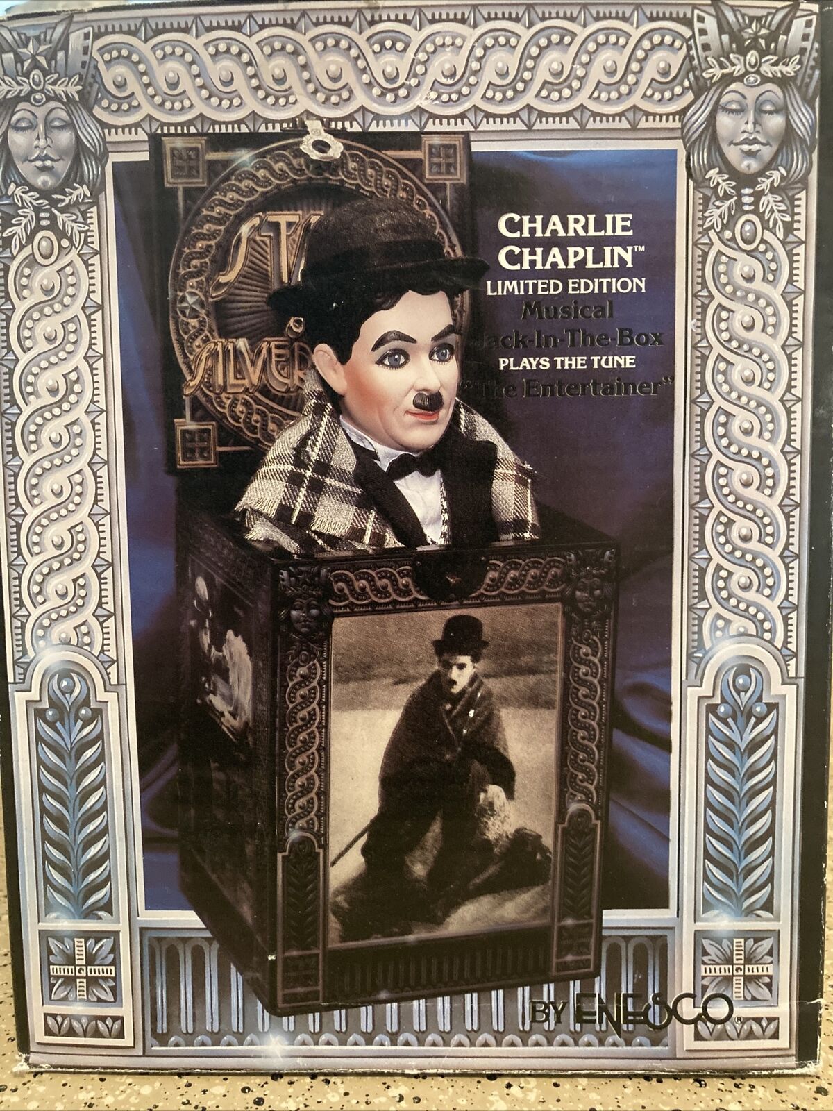 Charlie Chaplin Jack in the box limited edition #6 Stars of the Silver Screen