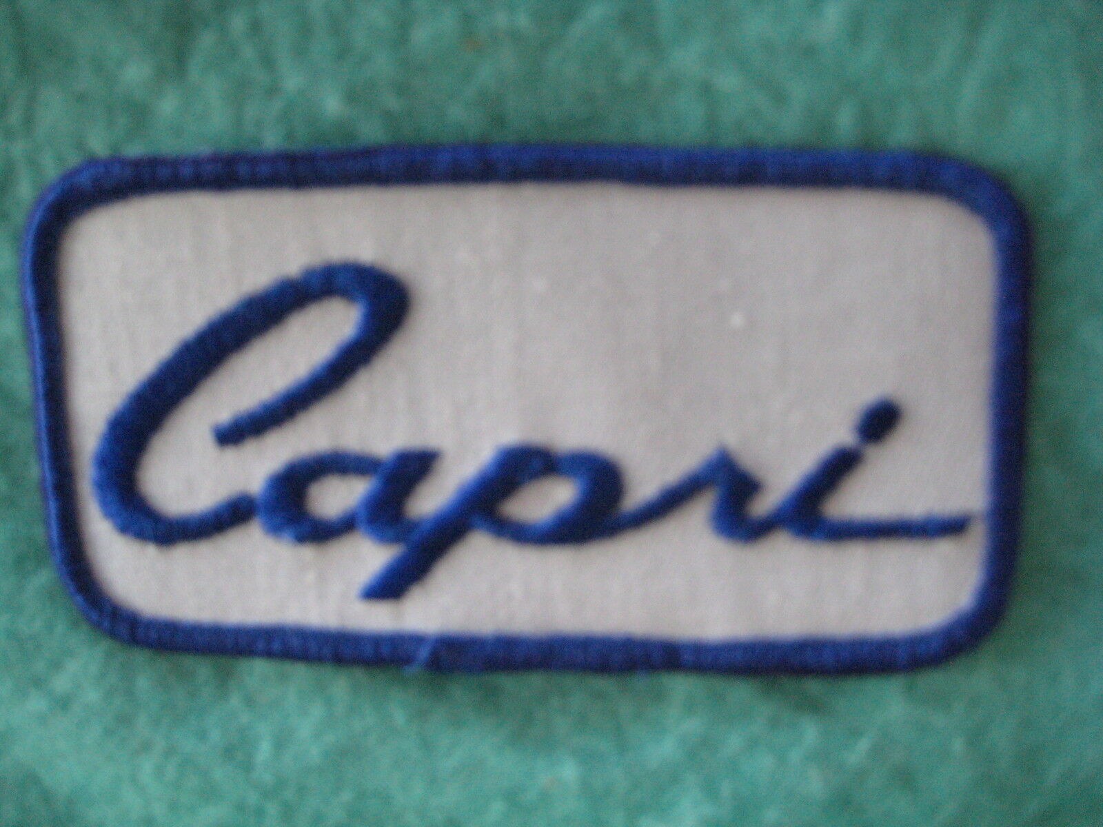 Vintage Ford  Mercury Capri Blue Dealer Patch 4 \