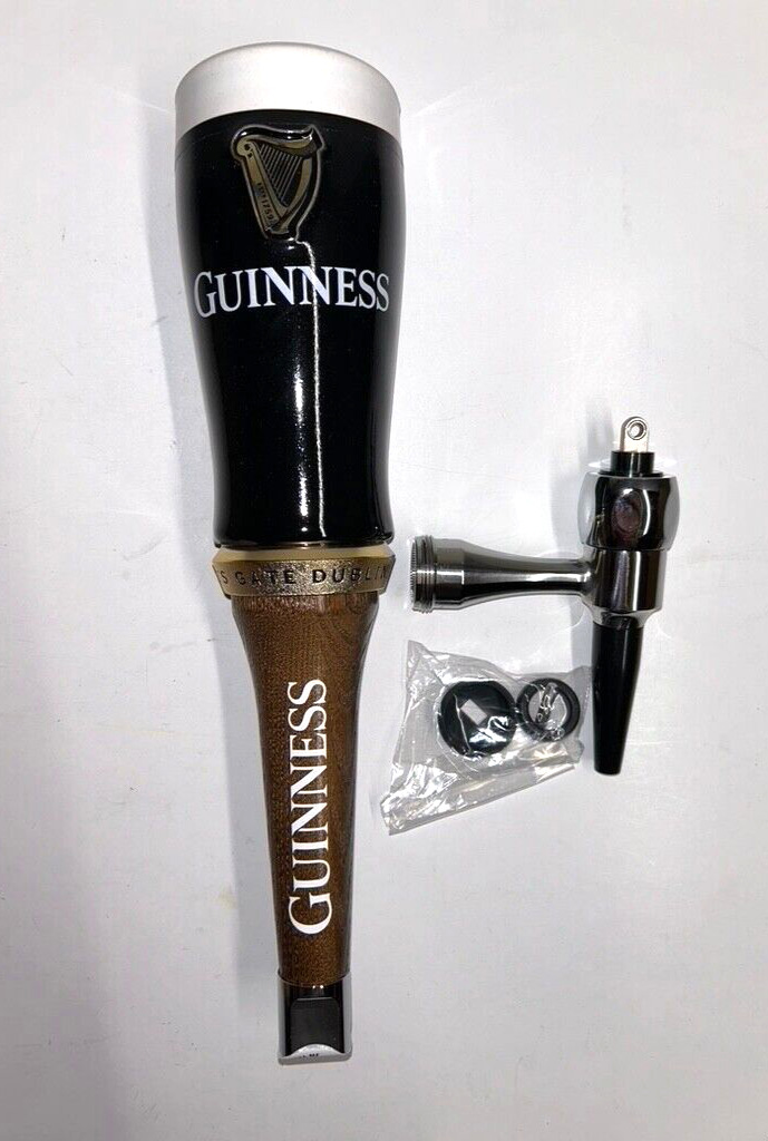 Guinness Stout Draught Tap Handle & Nitro Faucet New Design Brand New