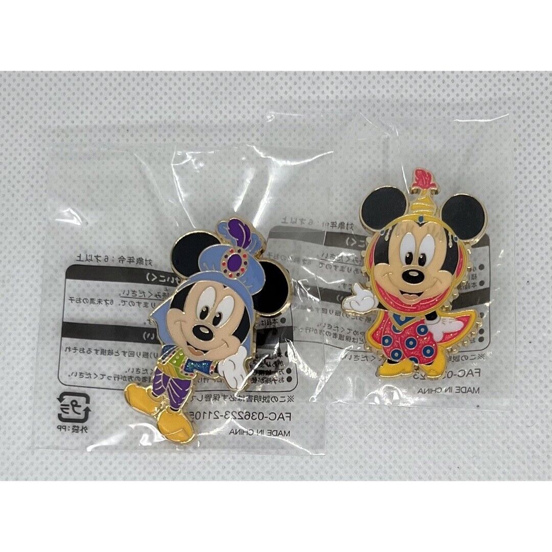 Disney  Tdl Mickey Minnie Pin Badge Japan 