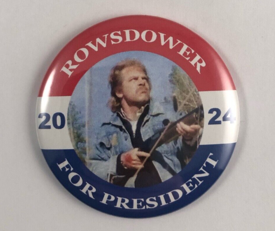 Zap Rowsdower For President 2024 Presidential Campaign Button