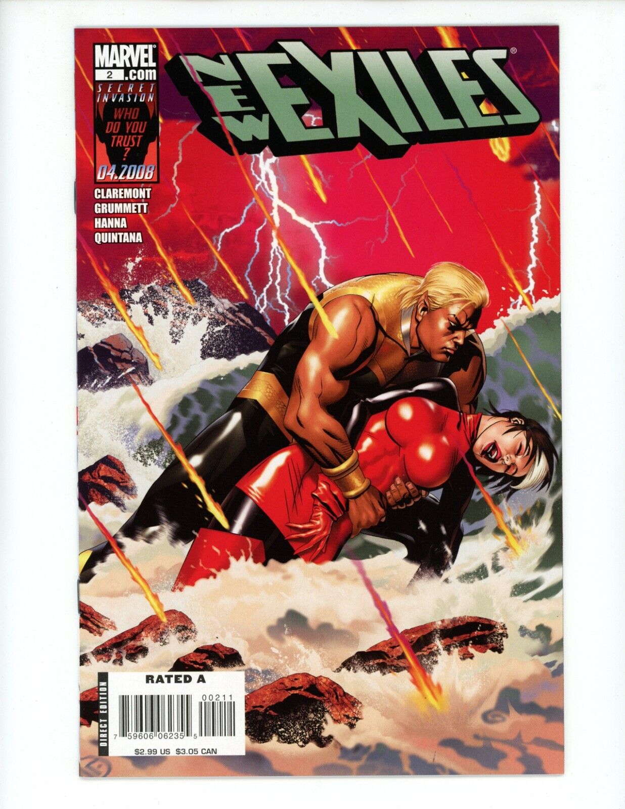 New Exiles #2 Comic Book 2008 VF Marvel Comics Rogue Comics
