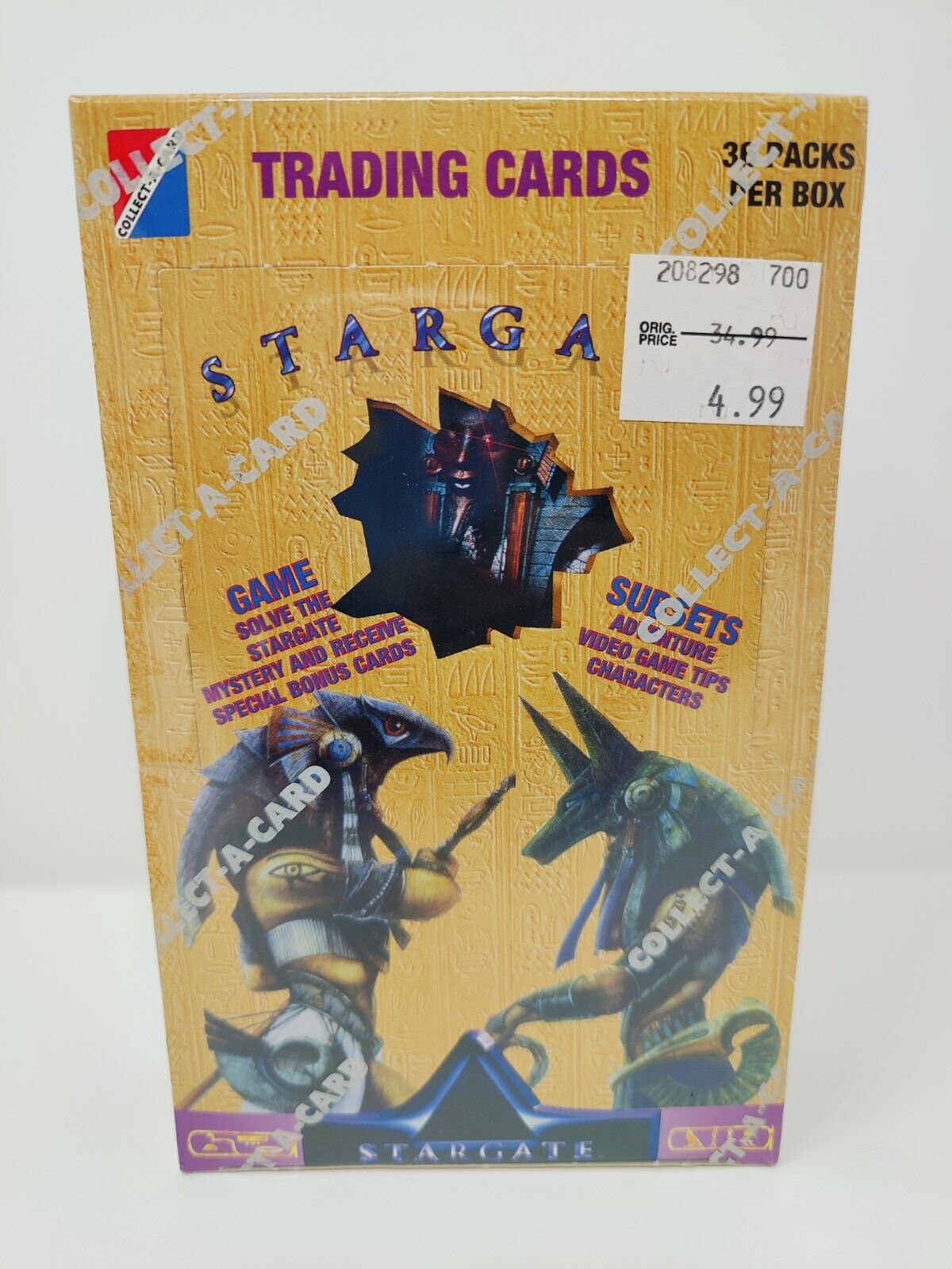 Stargate Trading Cards 36 Packs Box Collect-A-Card 1994 SEALED