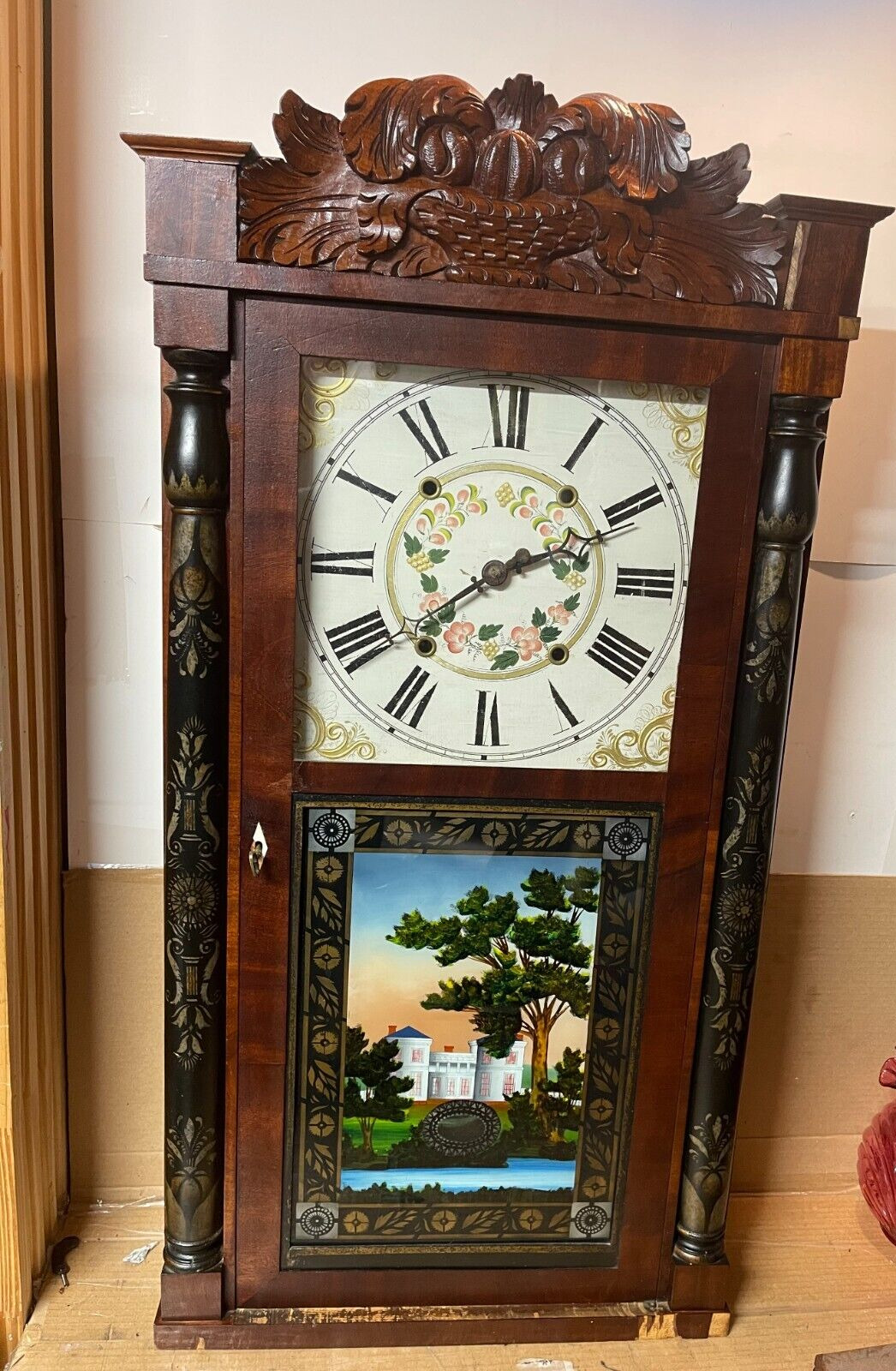 Antique Jerome & Darrow Clock 1800\'S