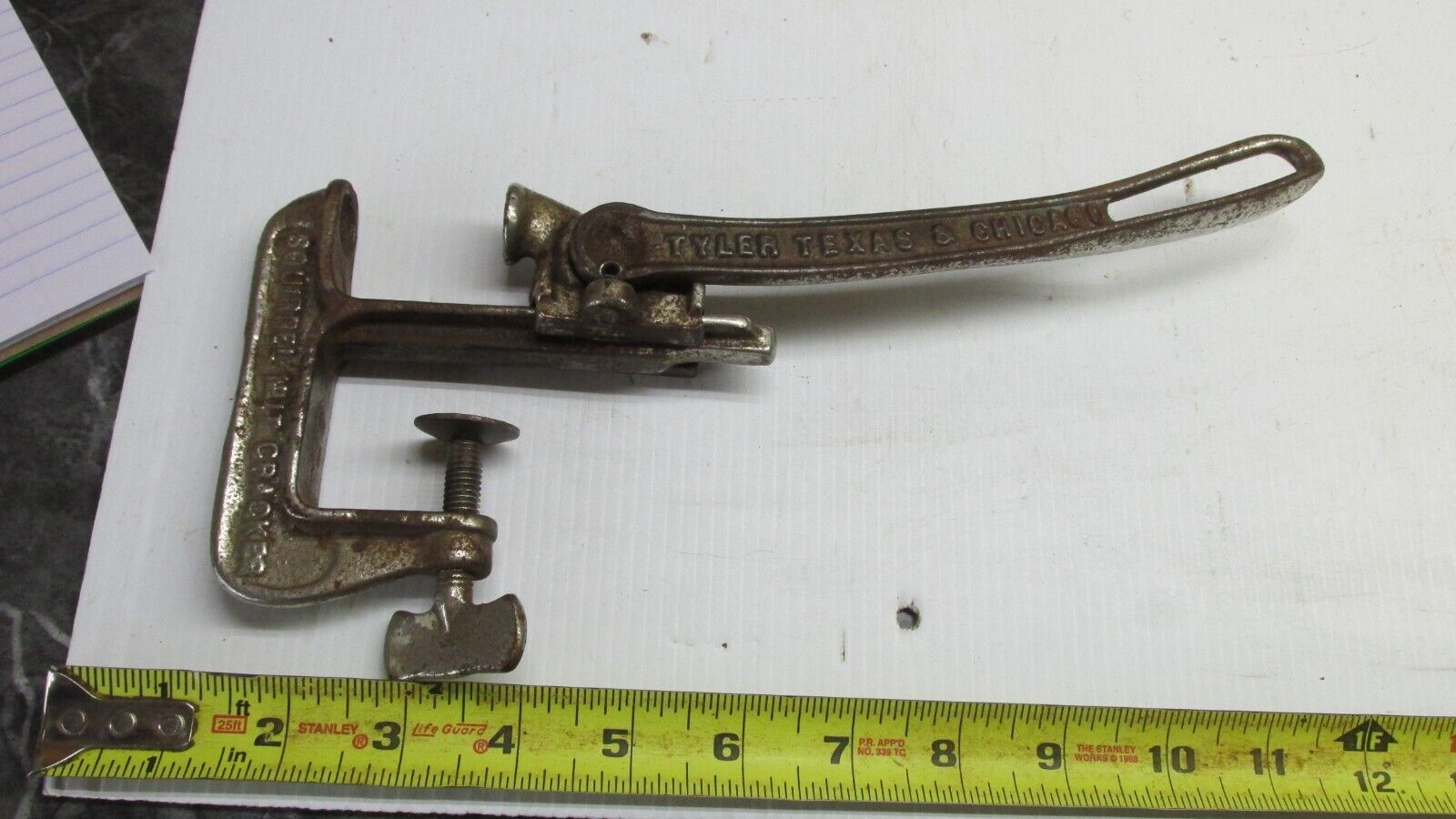 Old  Squirrel Nut Cracker  Tool  Tyler Texas & Chicago Patd 1913