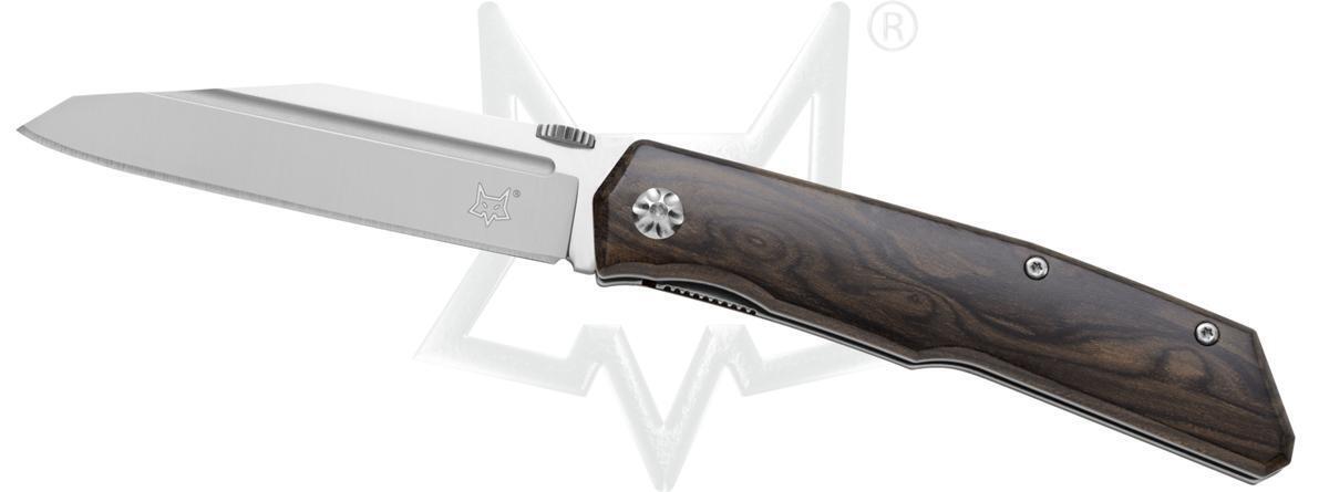FOX KNIVES Terzuola FX-515 W Liner Lock Ziricote Wood N690Co Steel Pocket Knife