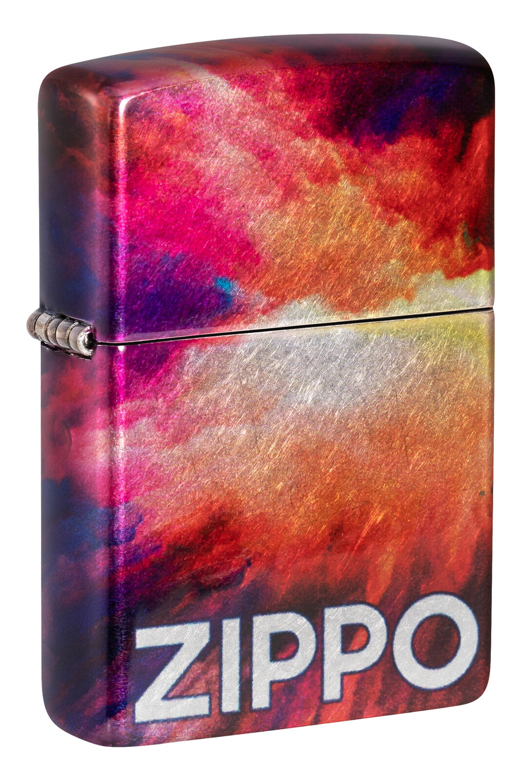 Zippo Tie Dye Design 540 Tumbled Chrome Windproof Lighter, 48982