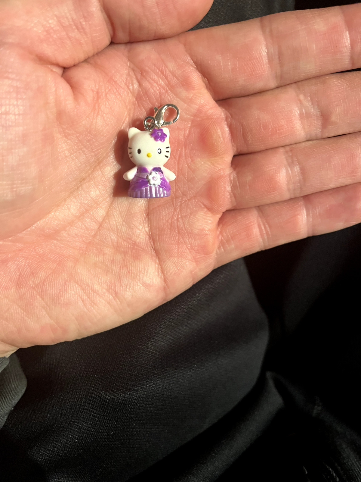 Bandai Sanrio Hello Kitty Lavender Dress Charm Micro Figure