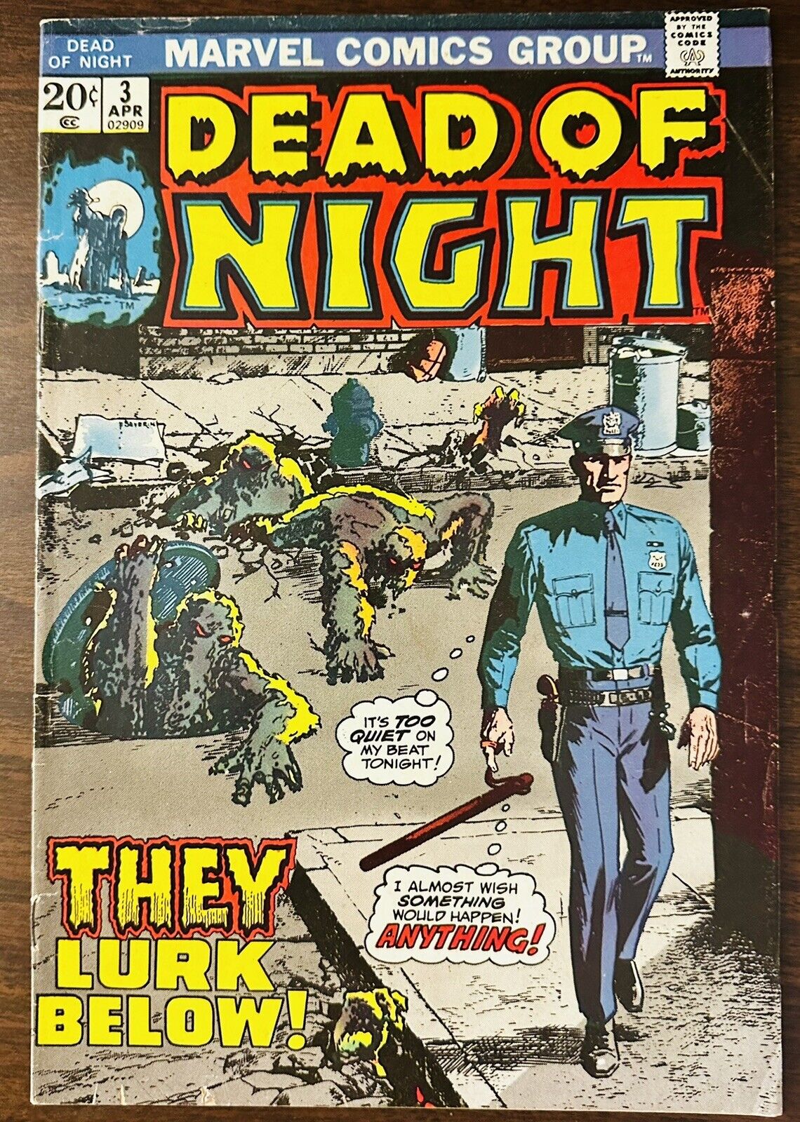 Dead Of Night #1 1973 VF/NM  Bronze Age Great Art Hard To Find One Of A Kind
